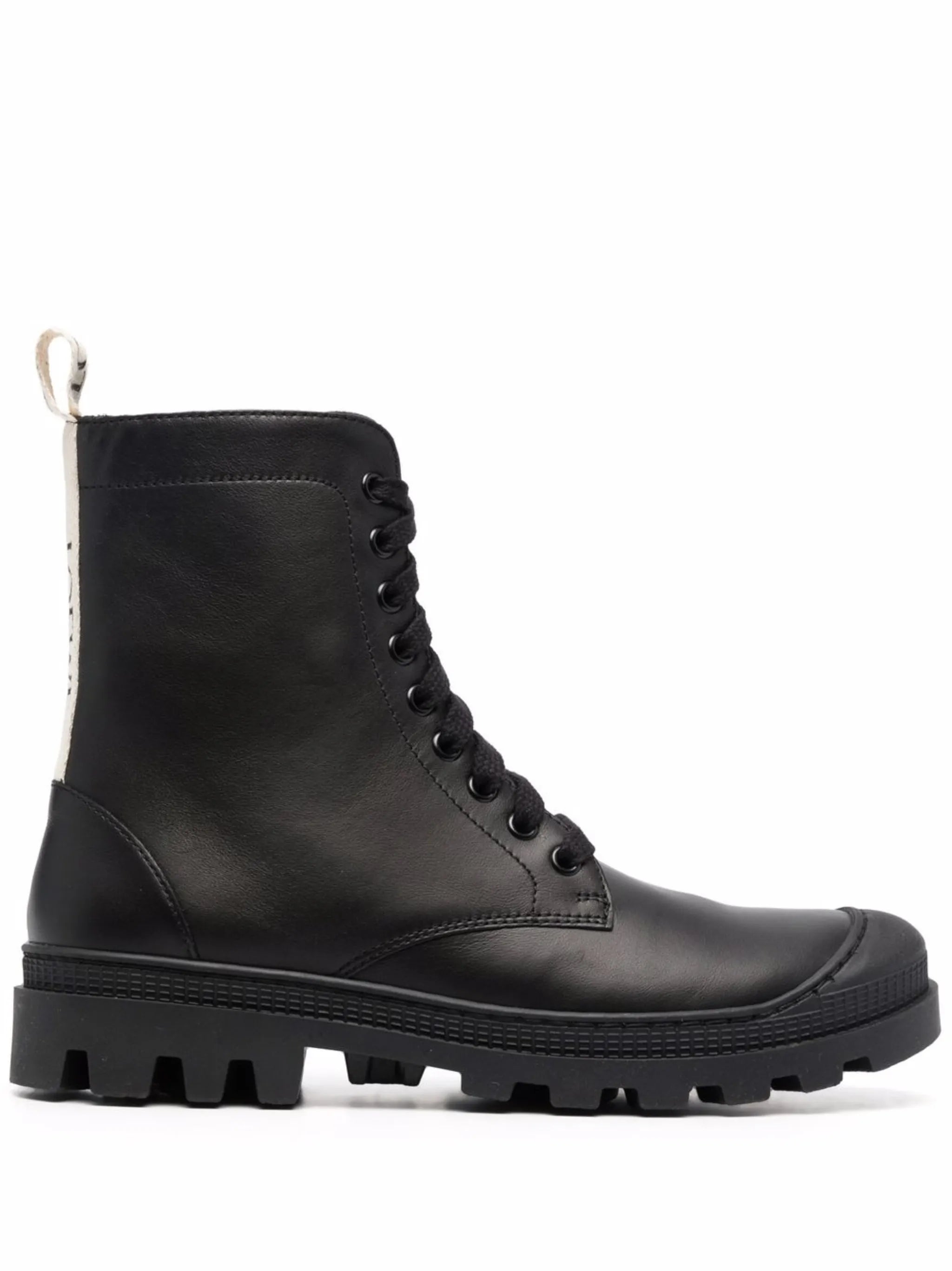 lace-up combat boots
