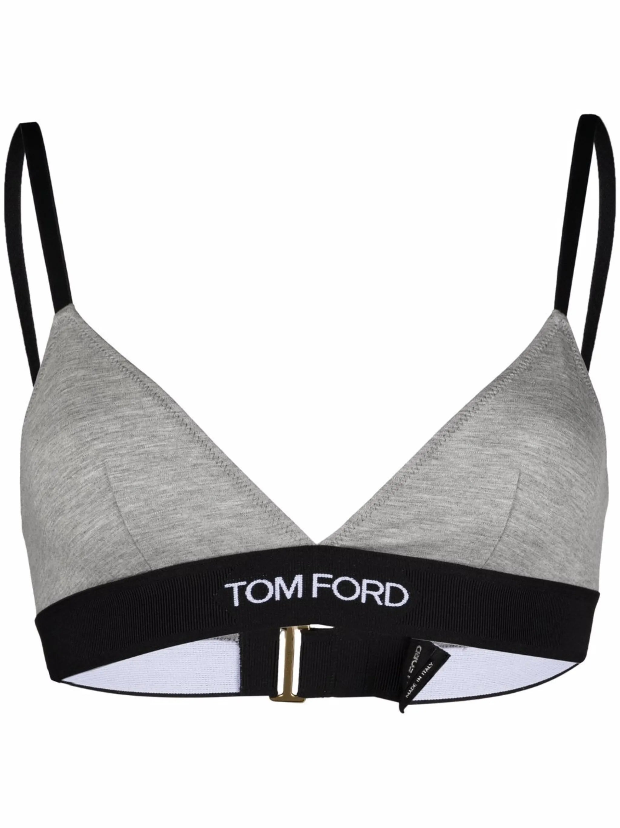 logo waistband bra