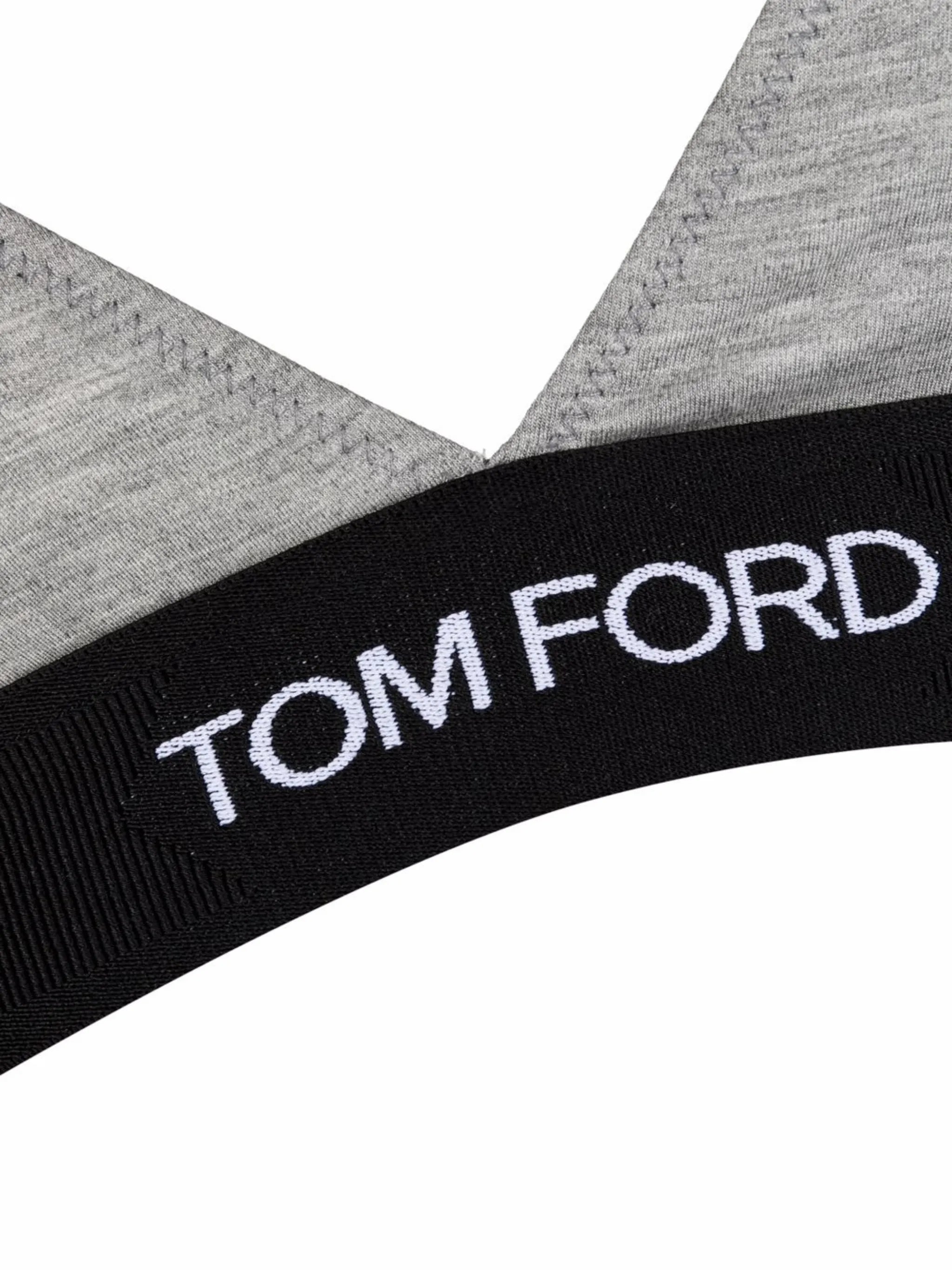 logo waistband bra