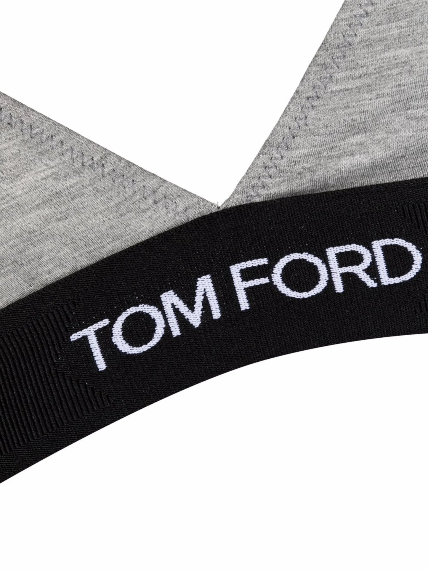 logo waistband bra