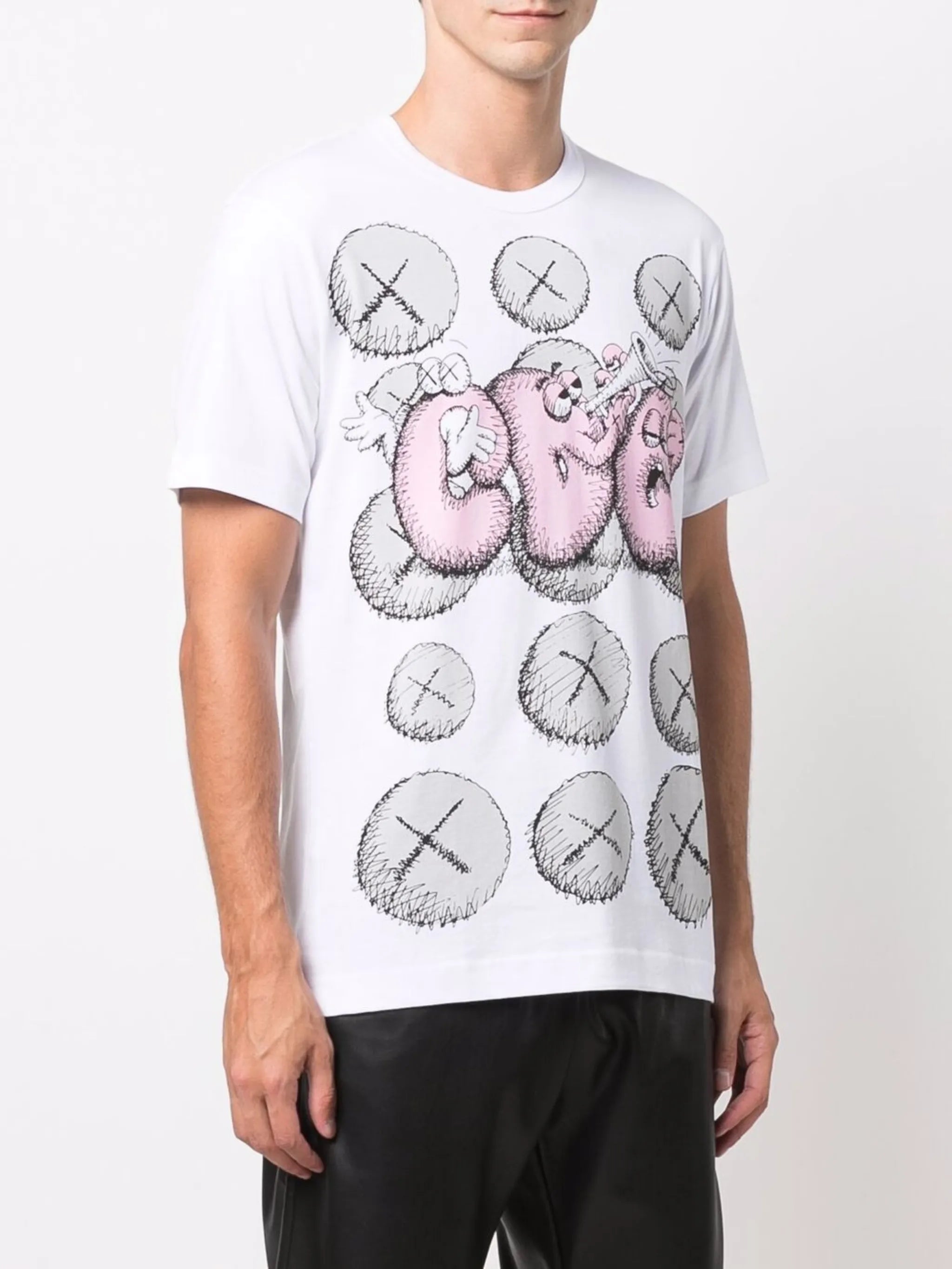 graphic-print cotton T-shirt
