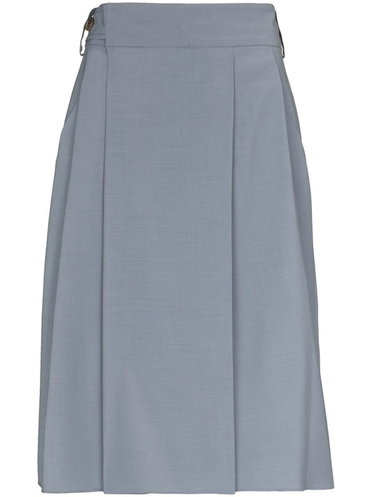 bermuda wrap-effect shorts
