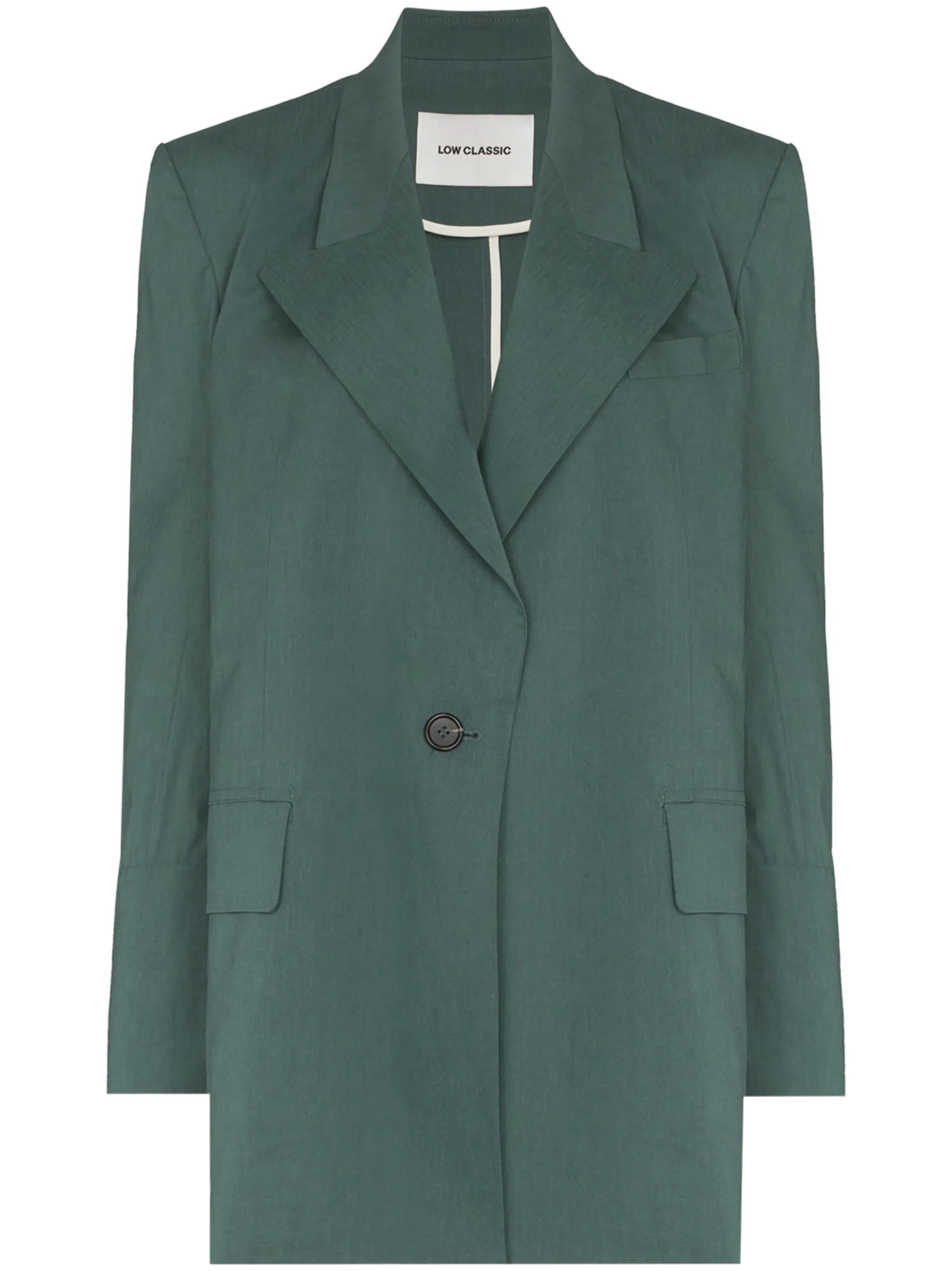 single-breasted blazer