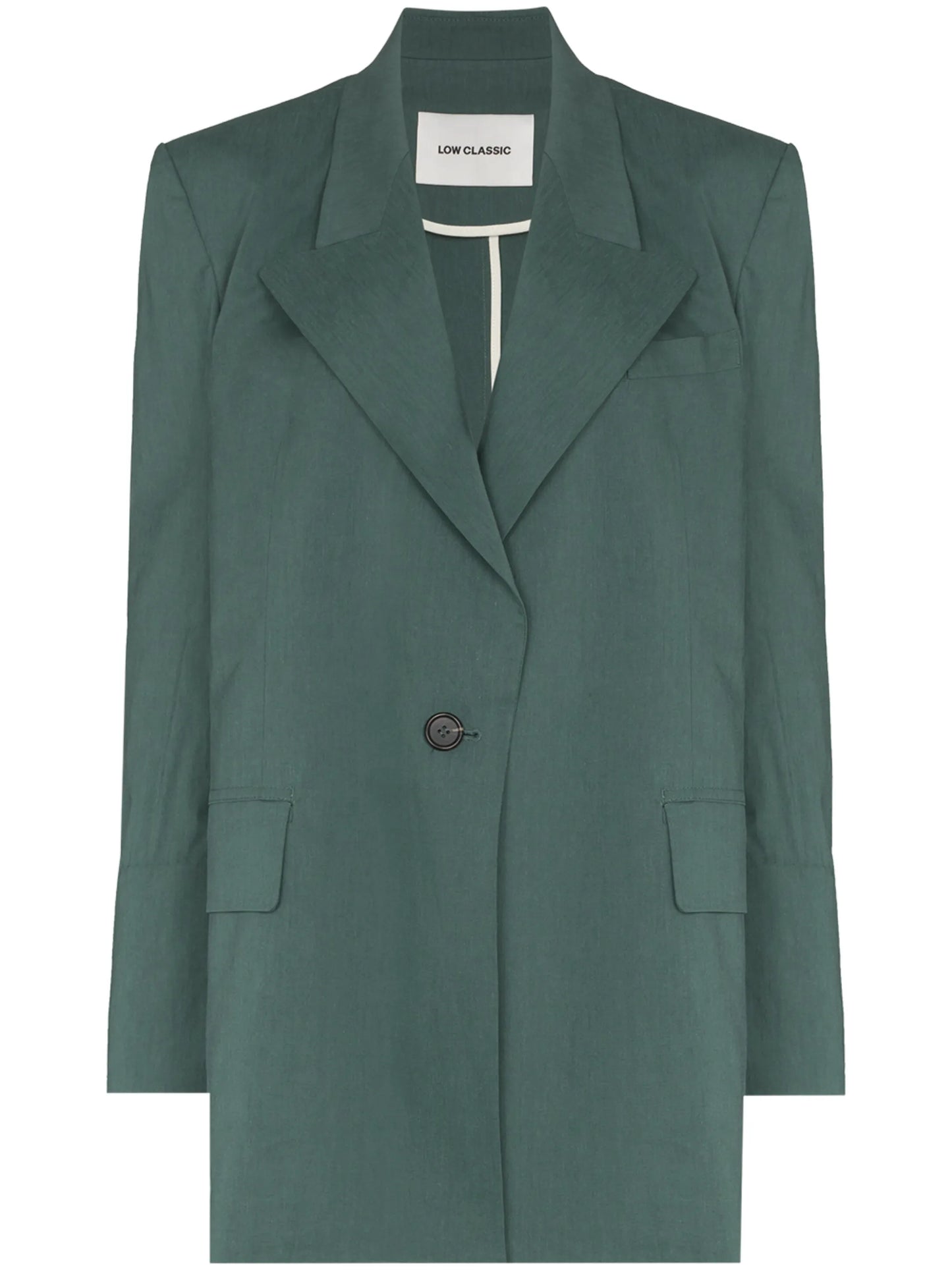 single-breasted blazer