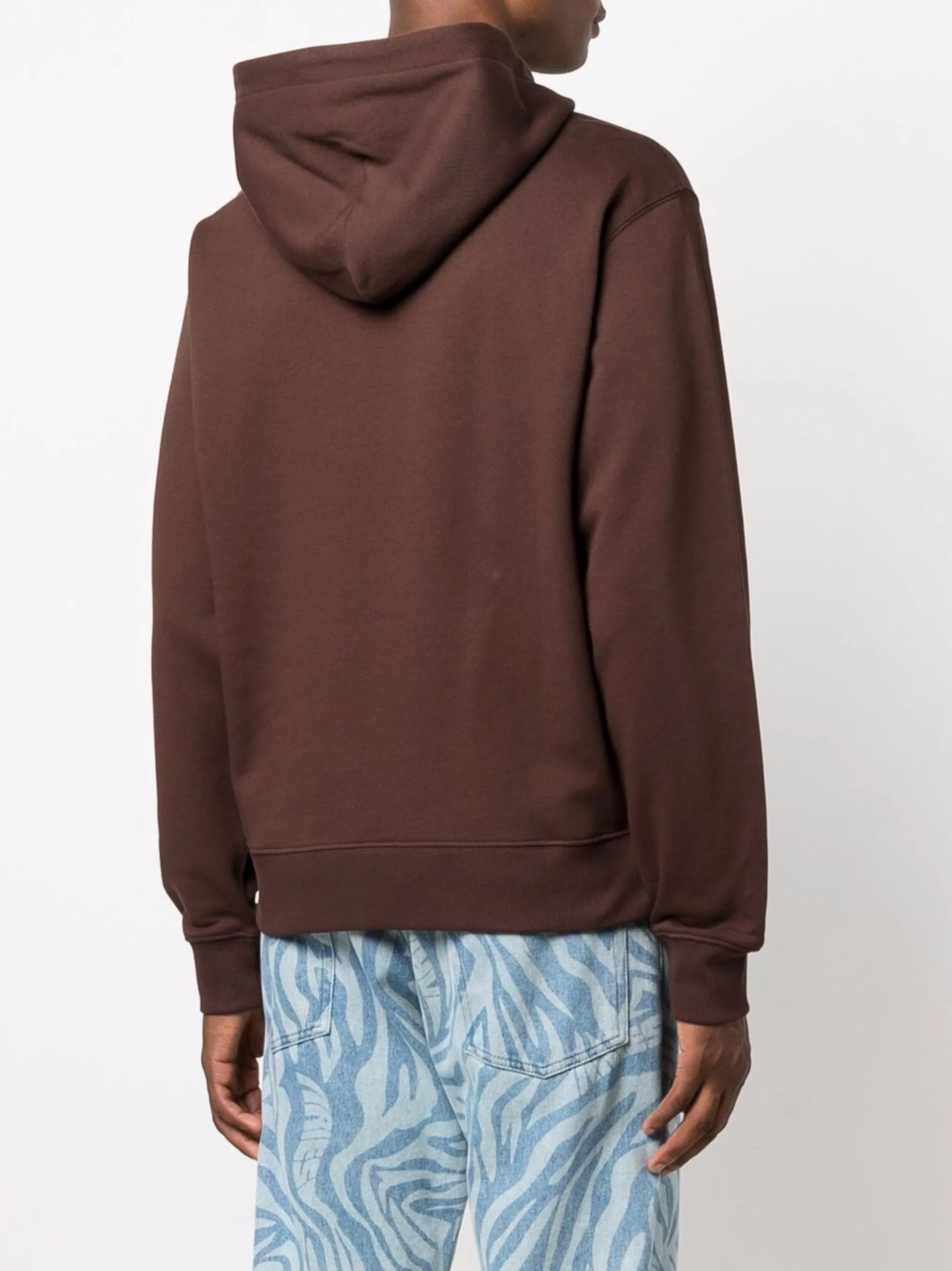 sketch-embroidery cotton hoodie