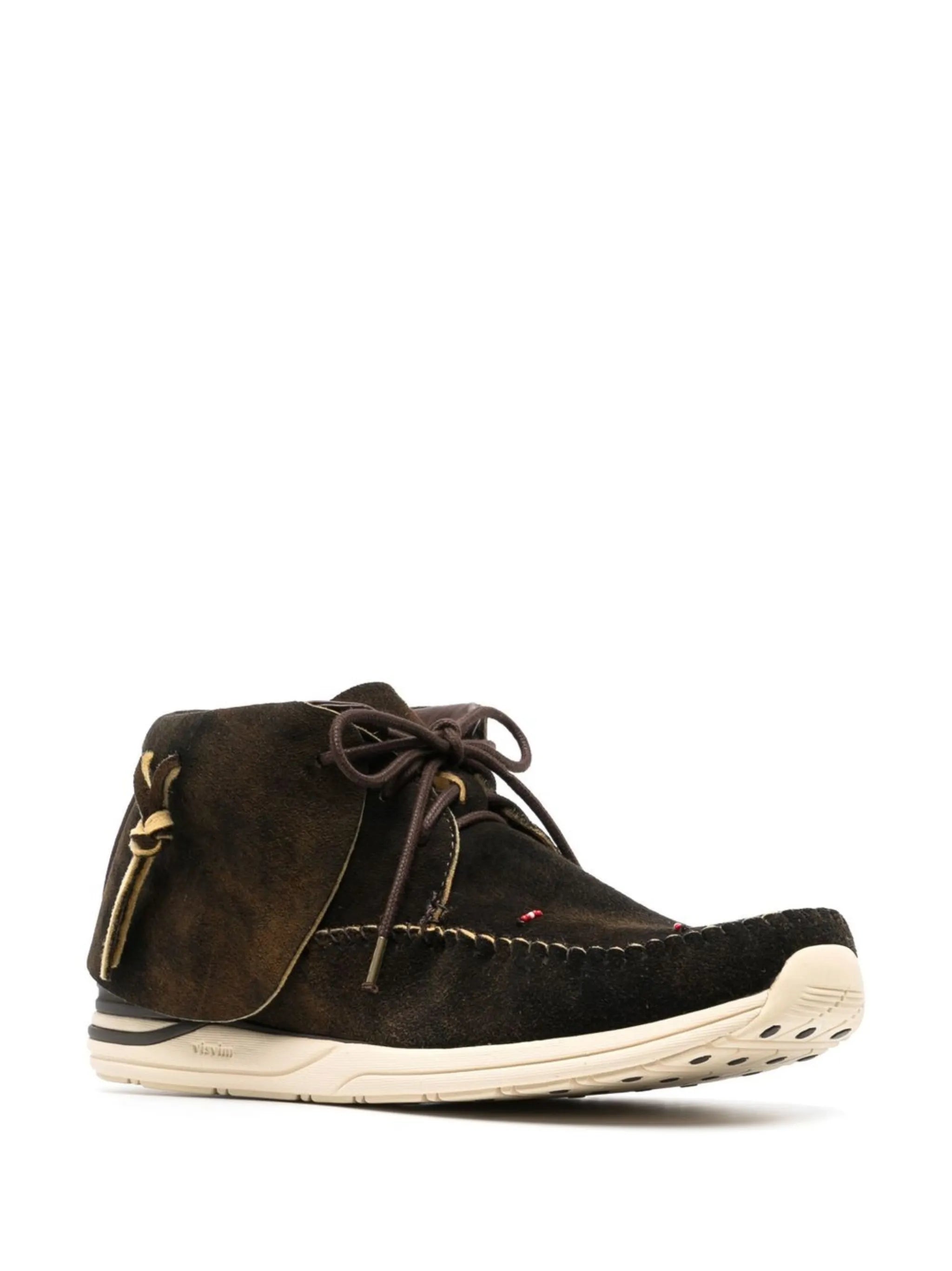 lace-up fringed Derby shoes