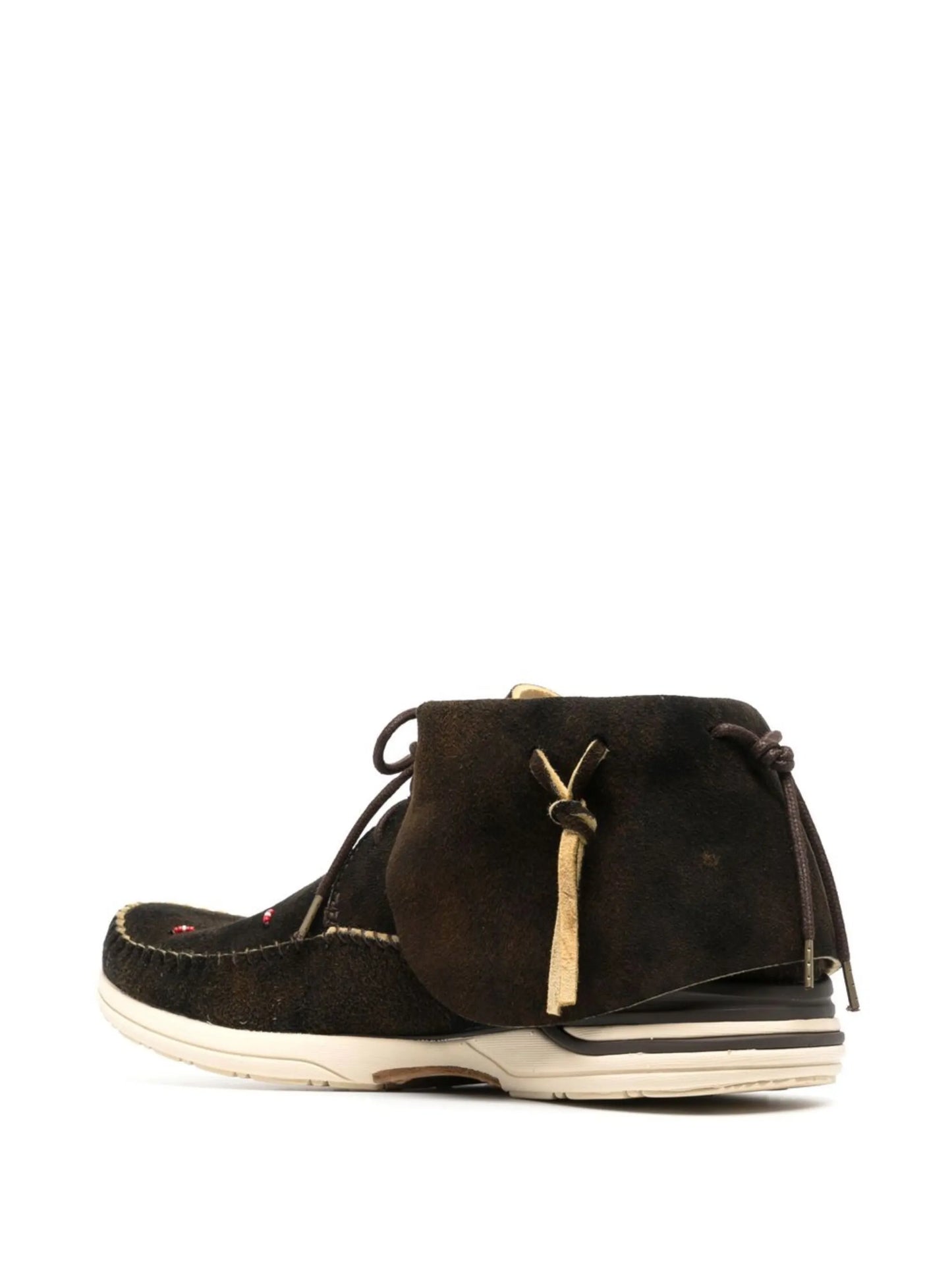 lace-up fringed Derby shoes