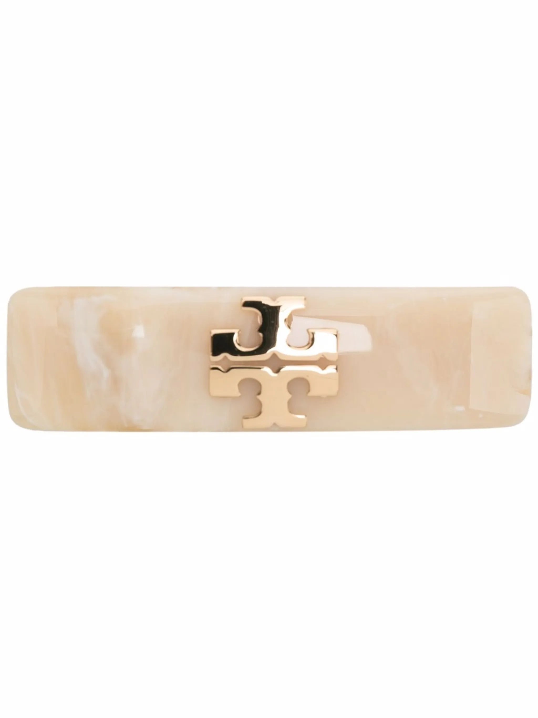 Kira logo-charm barrete hair clip