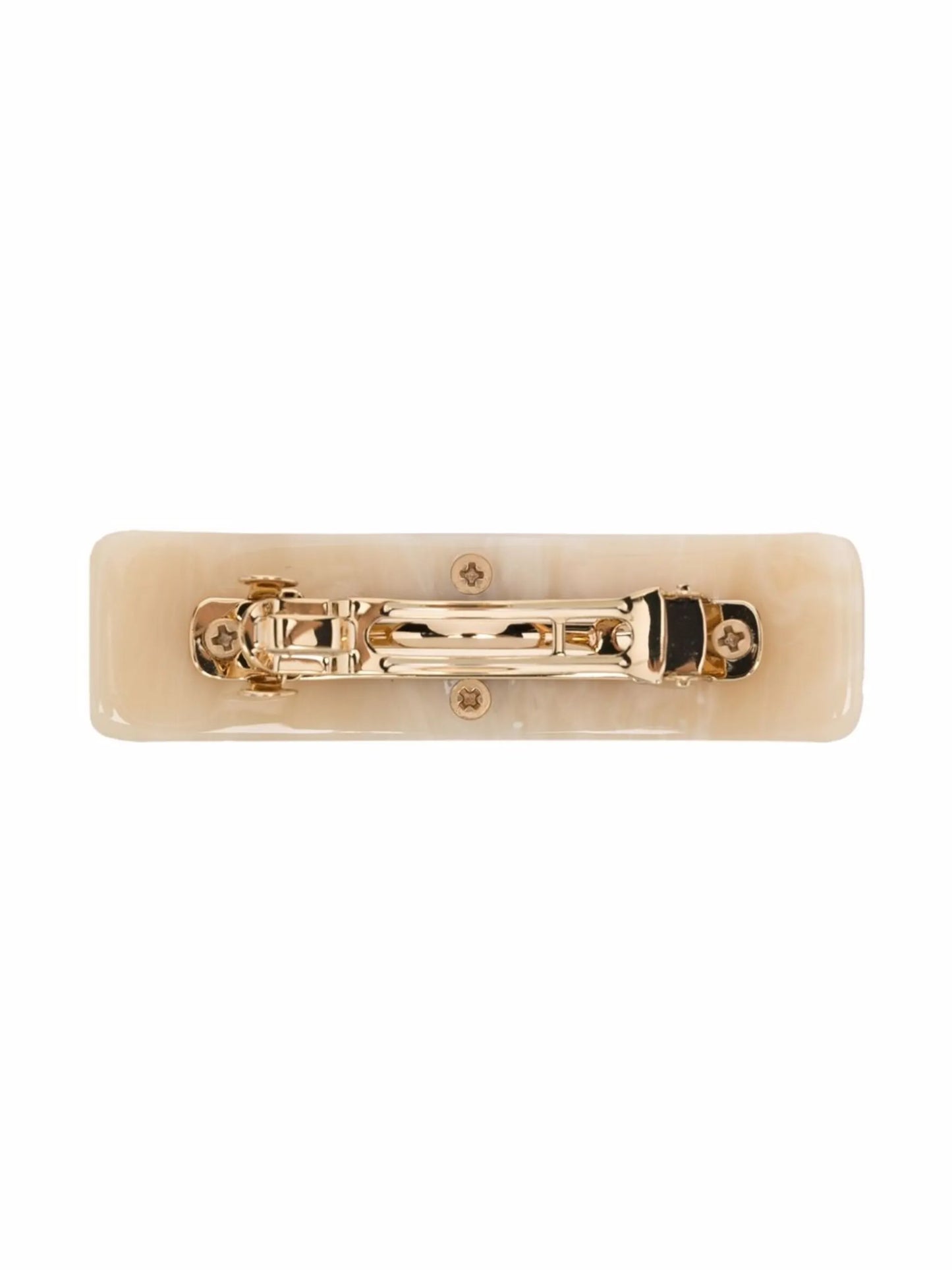 Kira logo-charm barrete hair clip