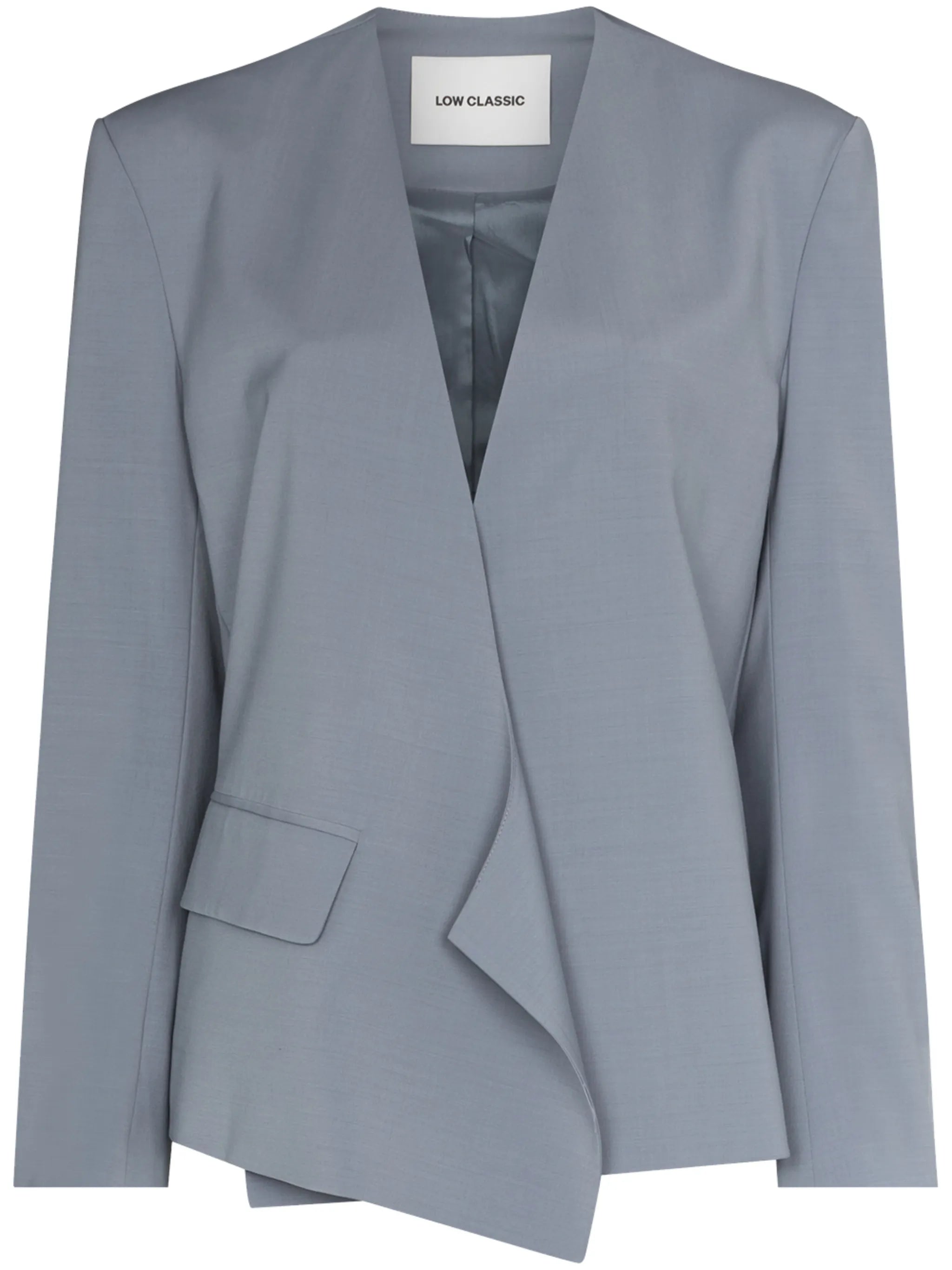 single-breasted blazer