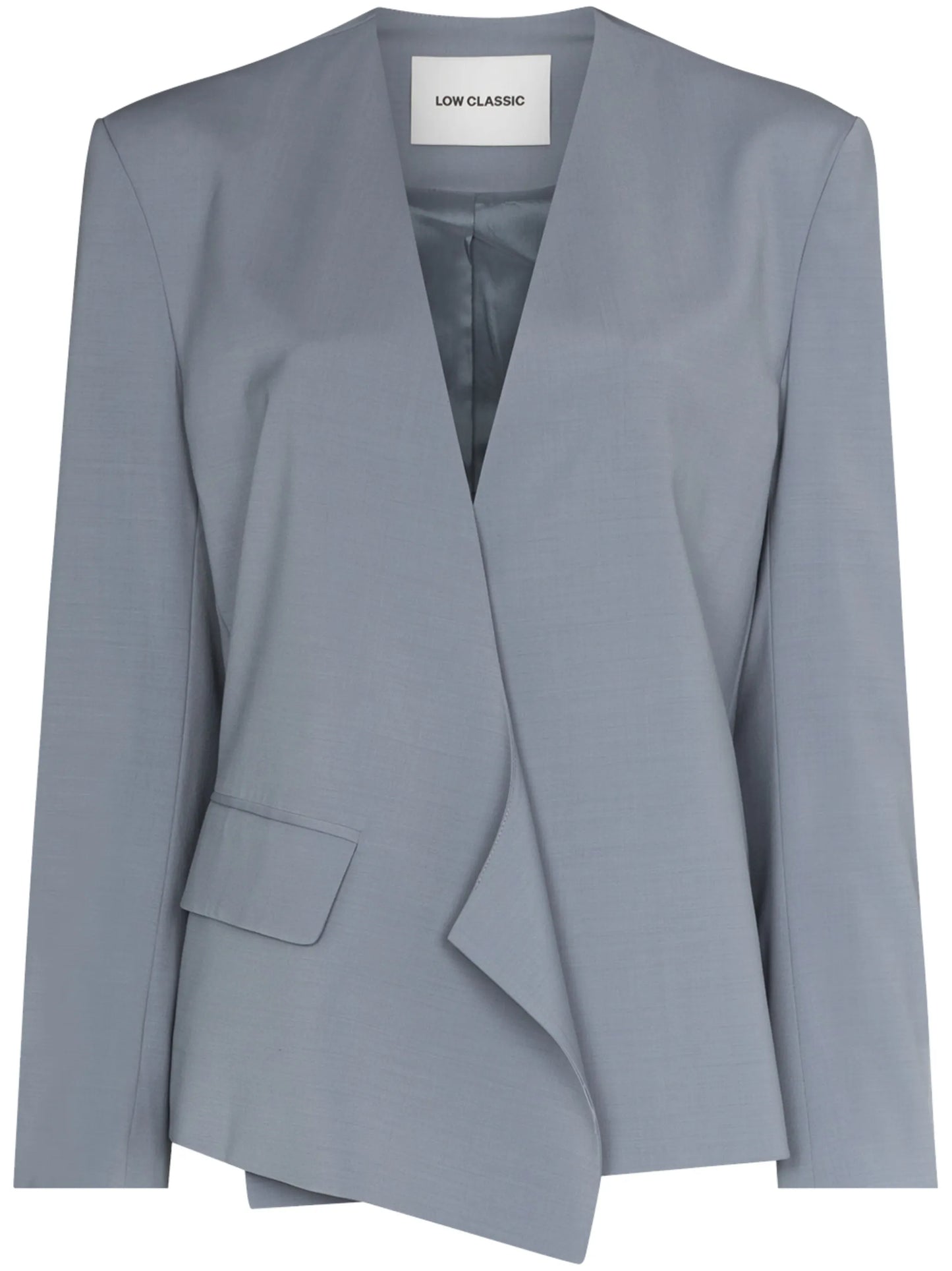 single-breasted blazer
