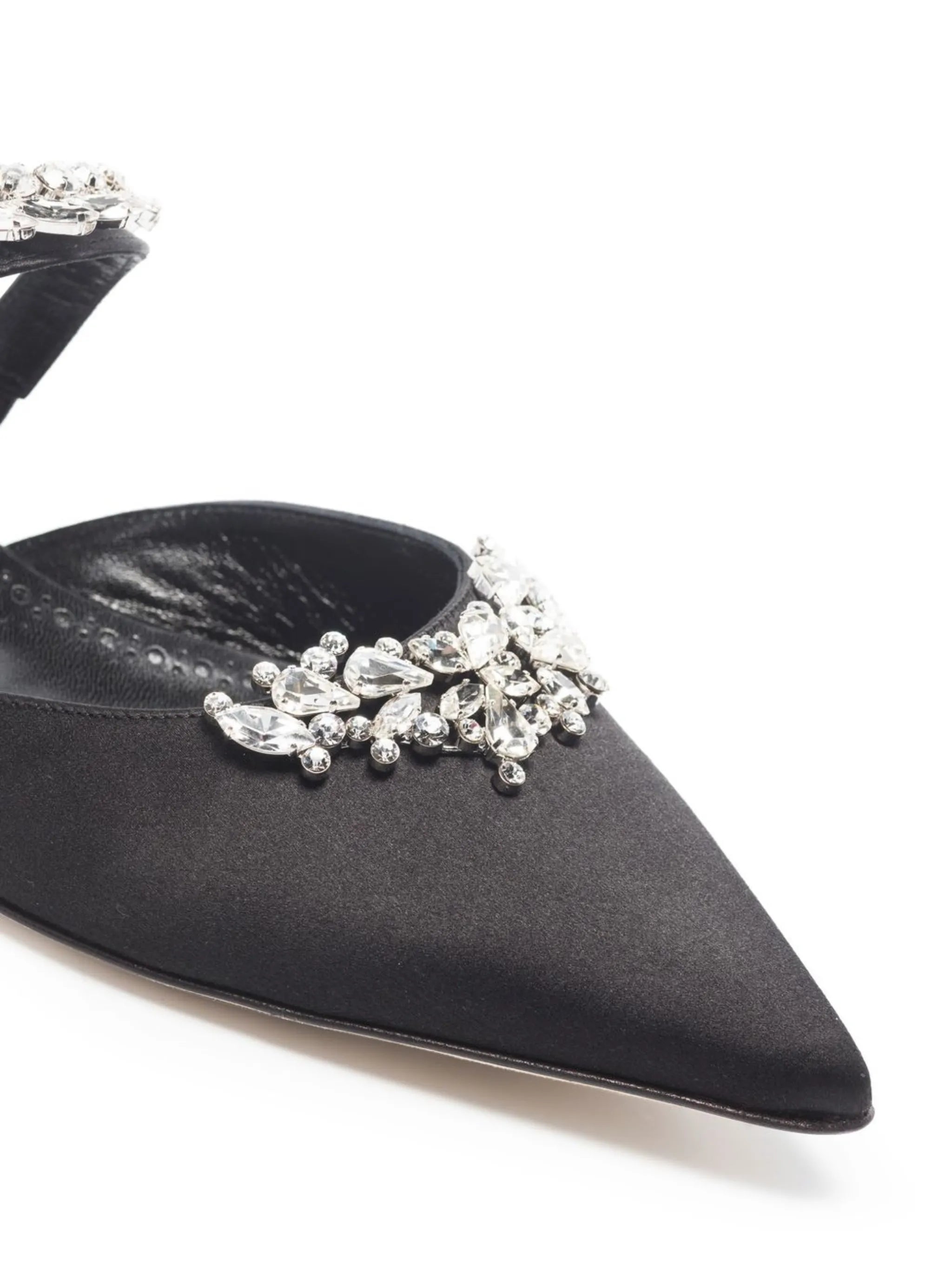 Lurum crystal-embellished mules