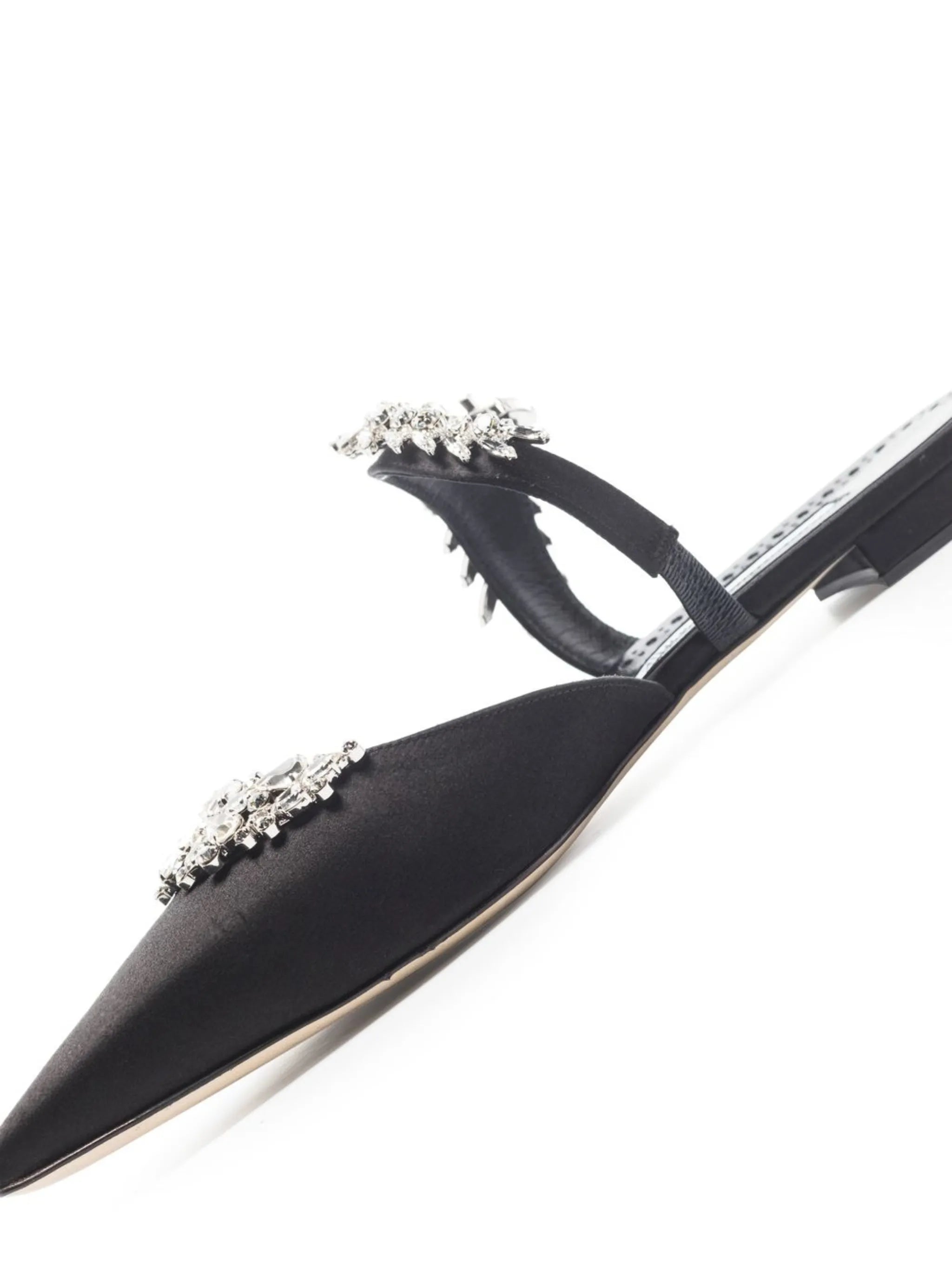 Lurum crystal-embellished mules
