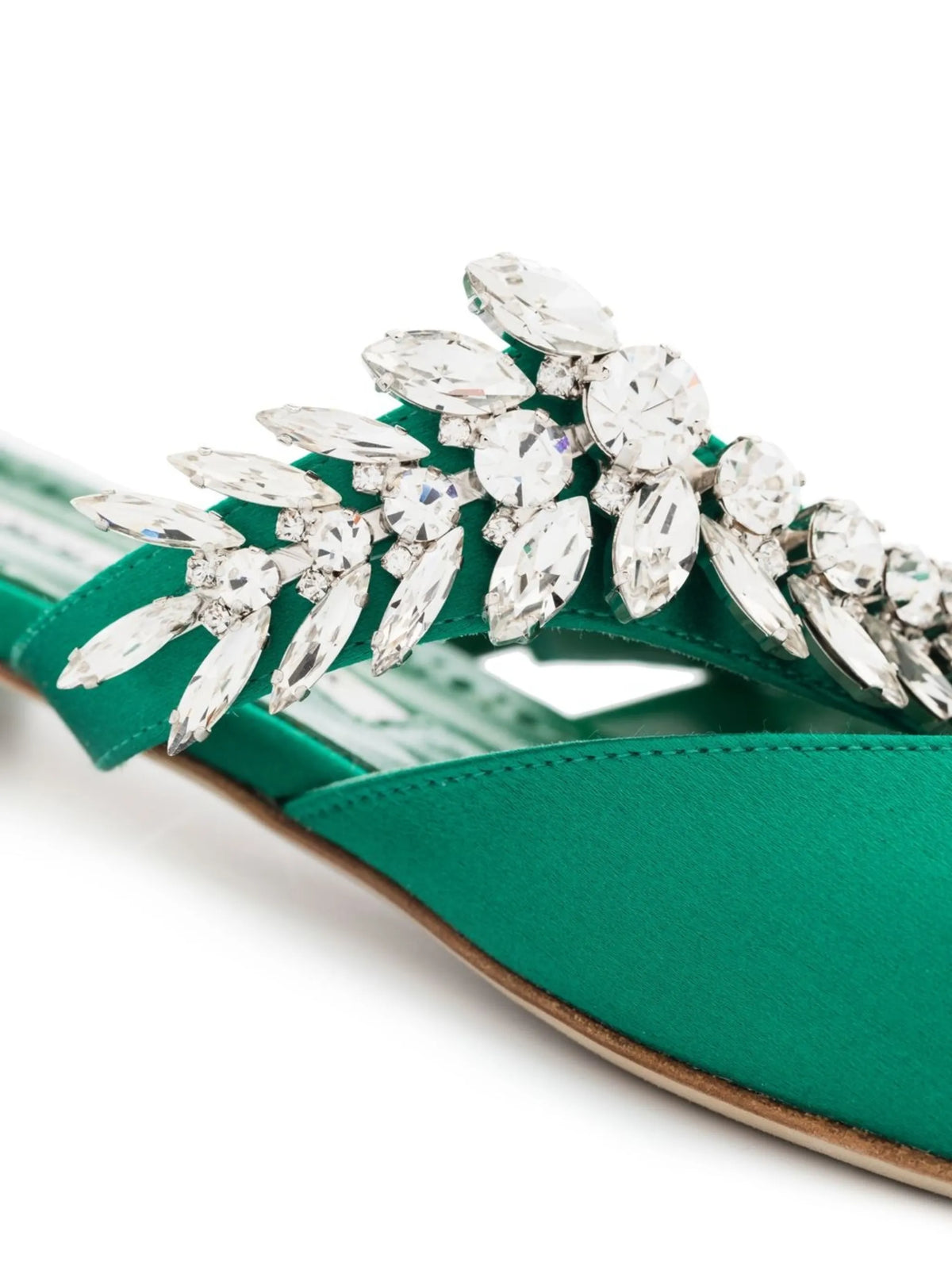 Lurum crystal-embellished mules