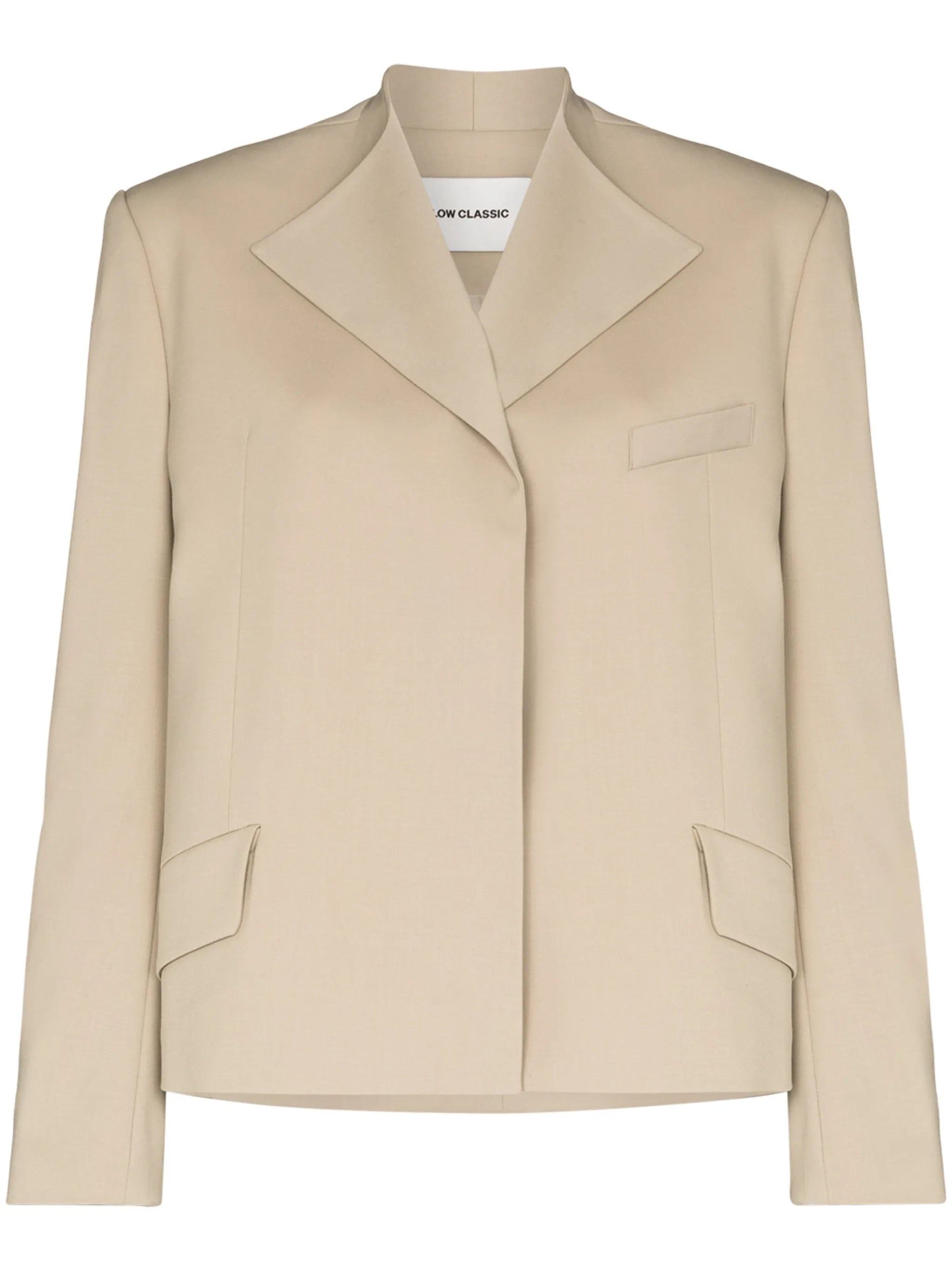 notched-lapel blazer