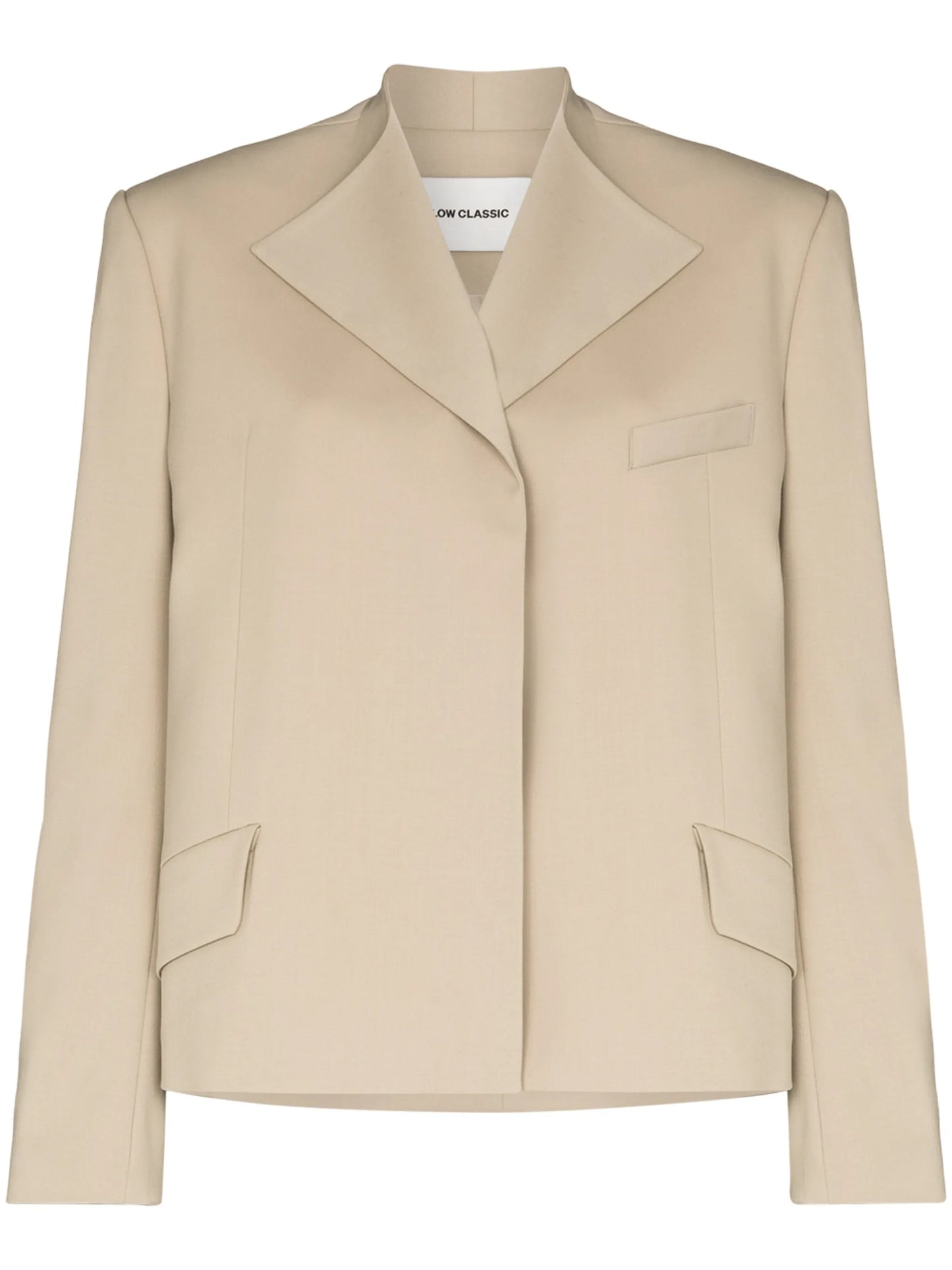 notched-lapel blazer