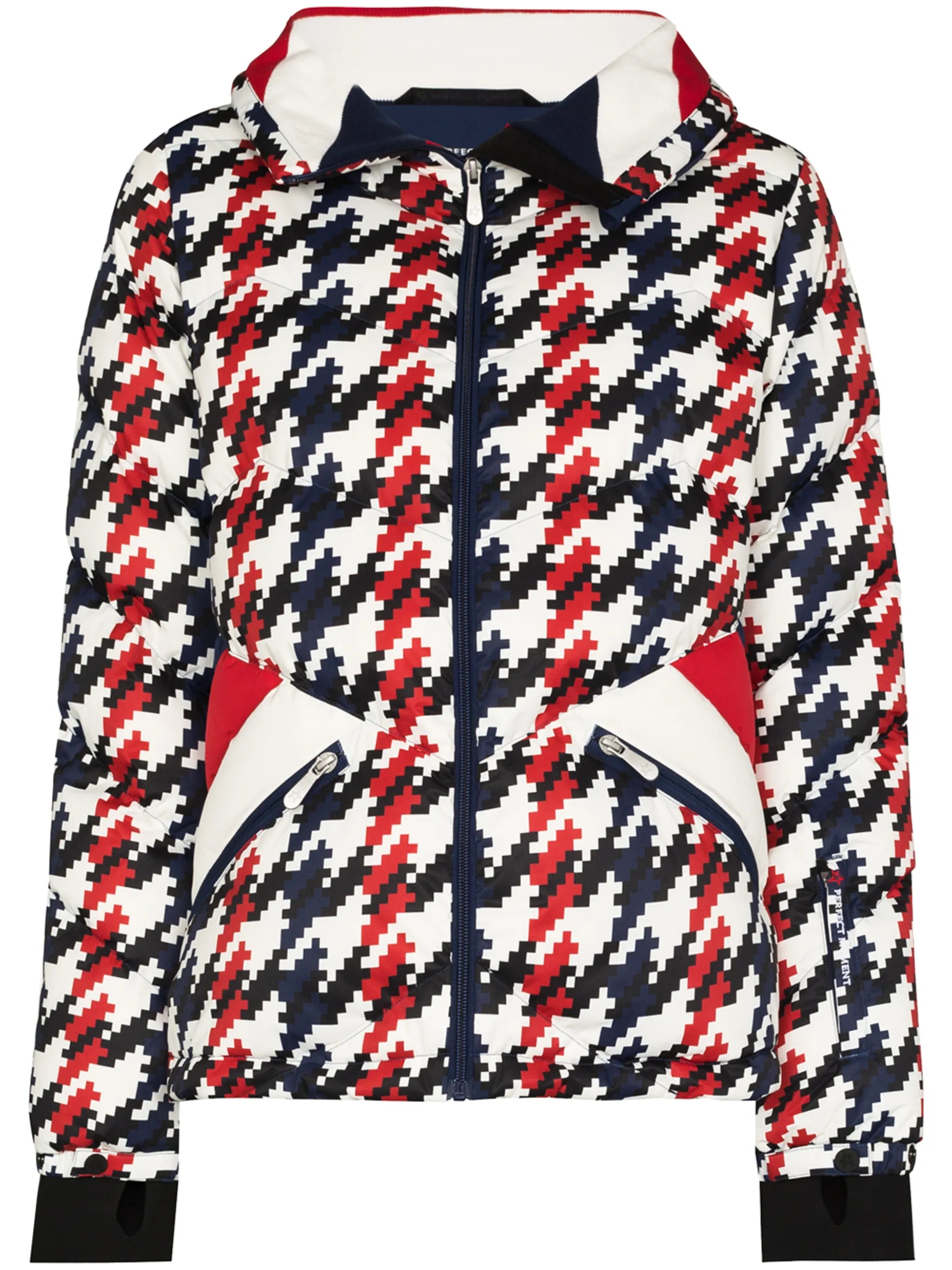 Apres Duvet houndstooth puffer jacket