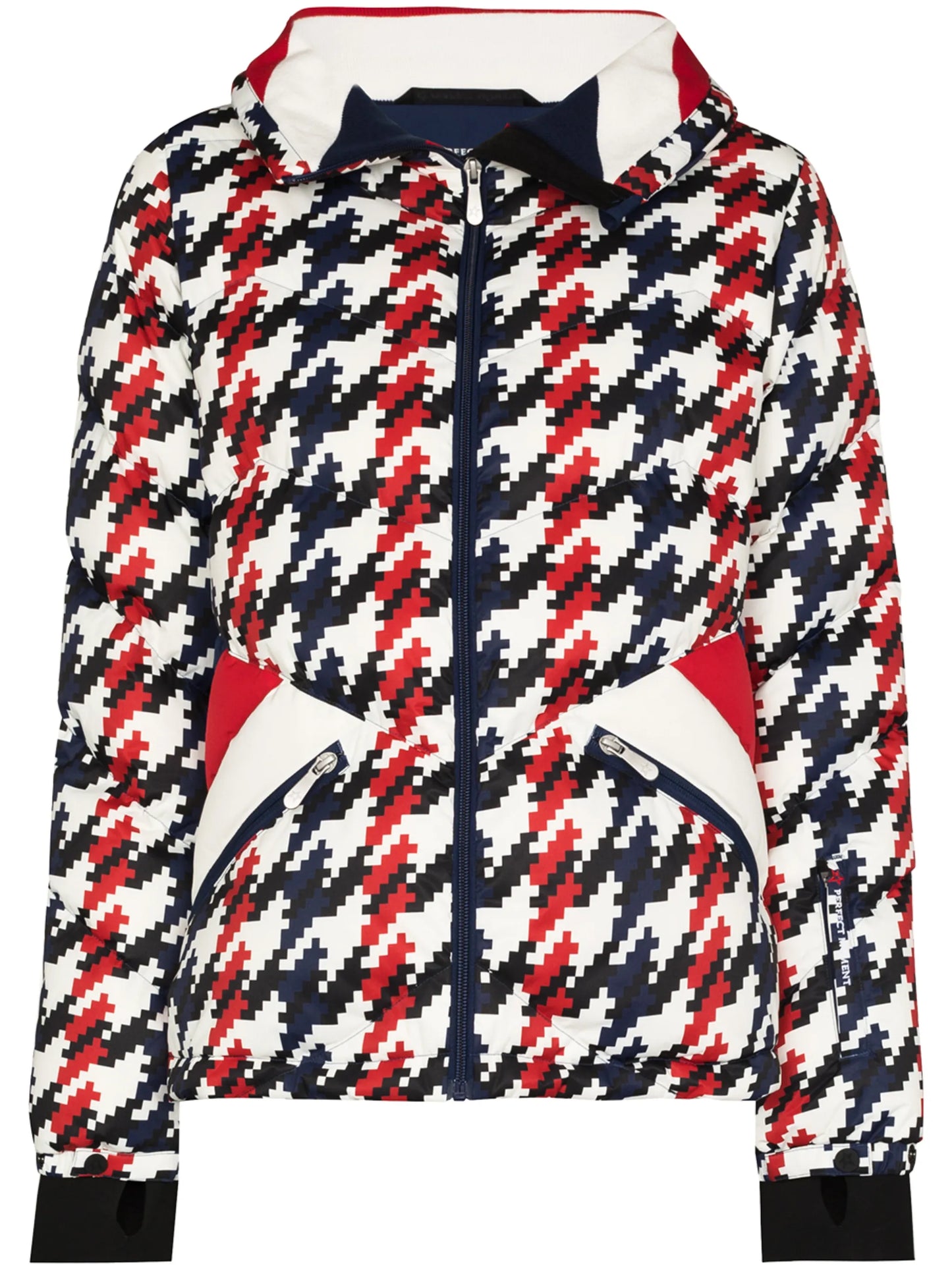 Apres Duvet houndstooth puffer jacket