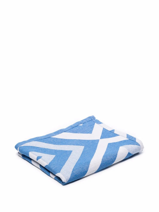 Angra diamond-print beach towel
