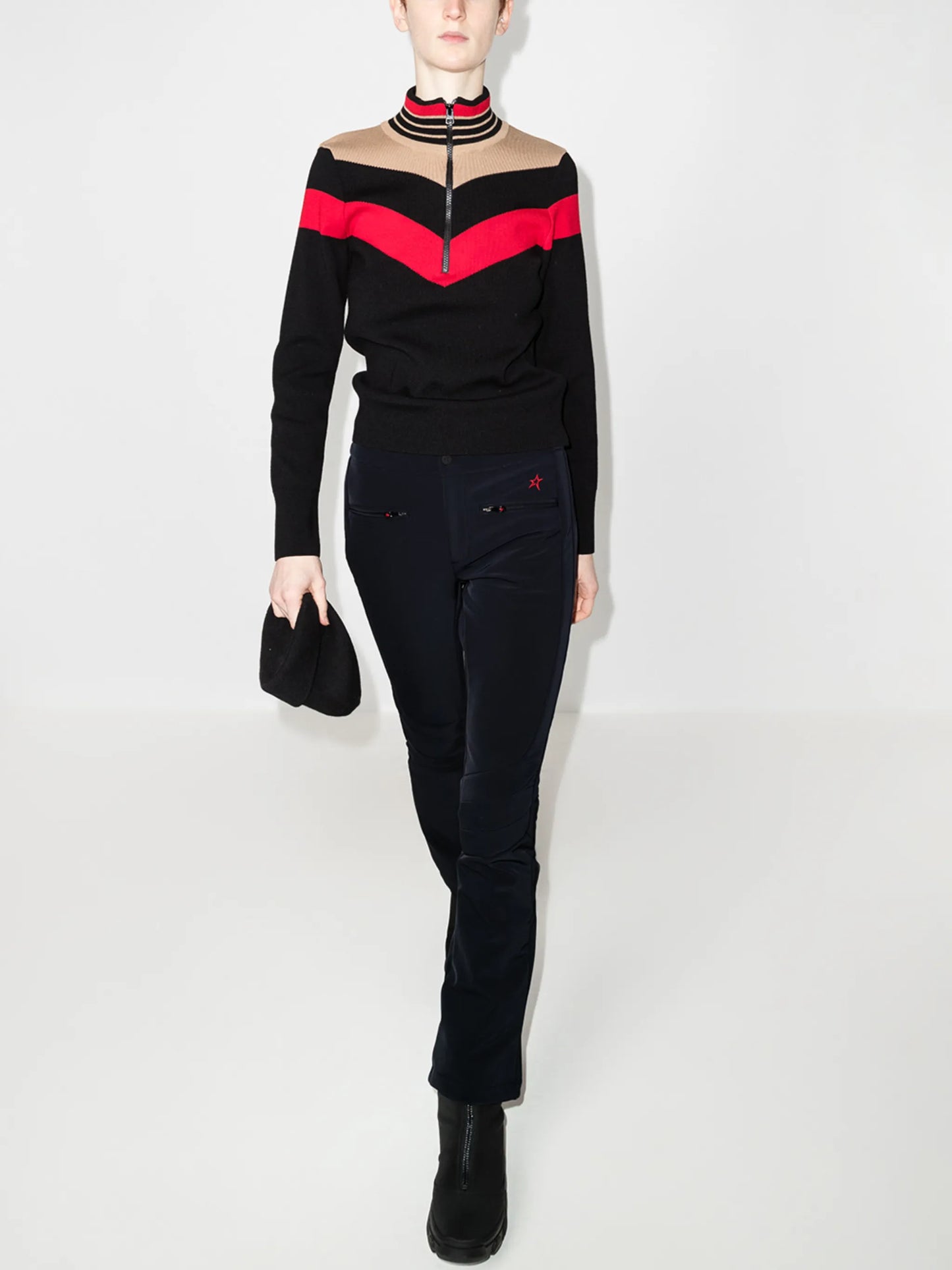 Aurora flare-cuff ski trousers