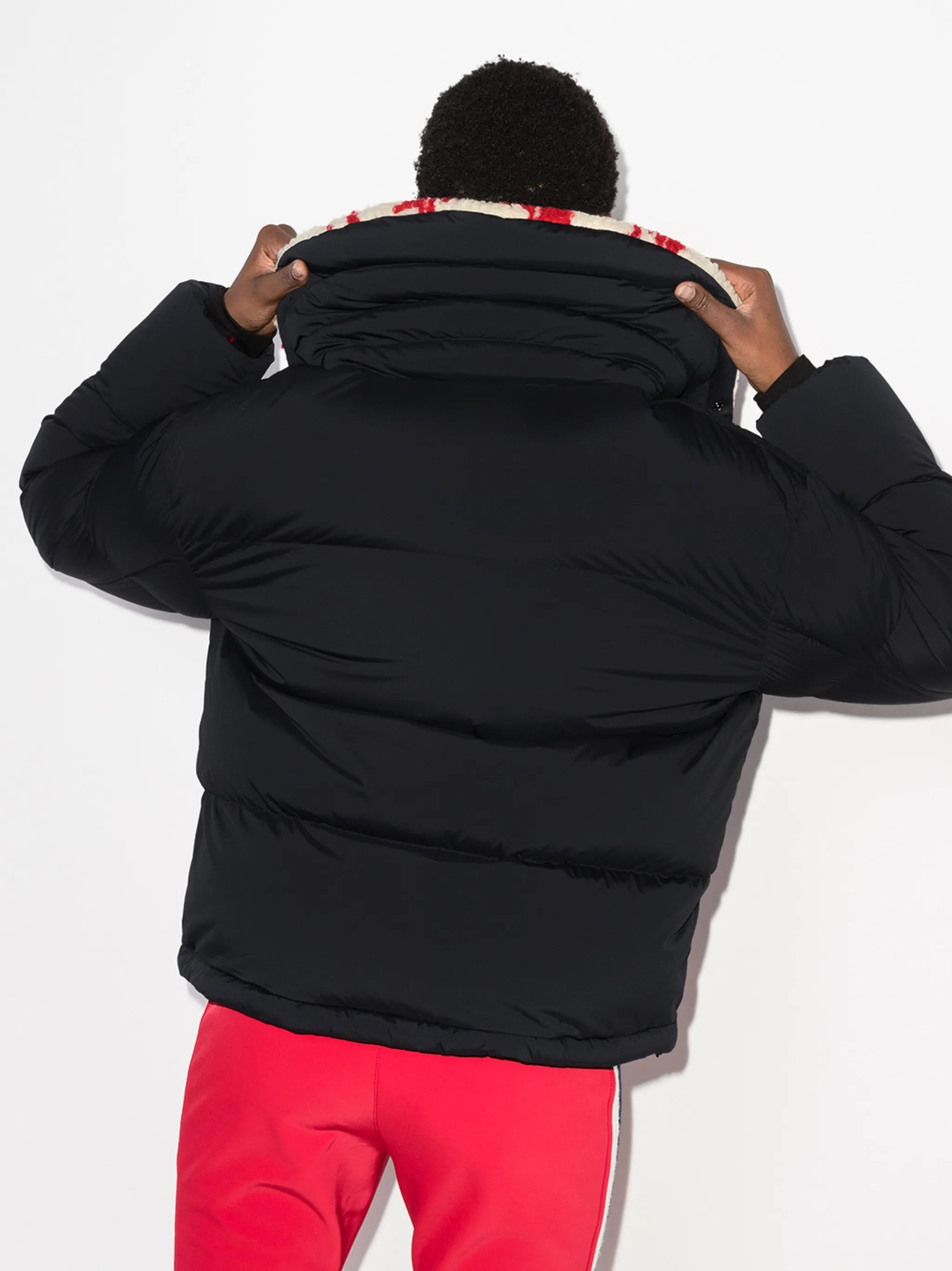 Jojo contrasting-collar ski jacket