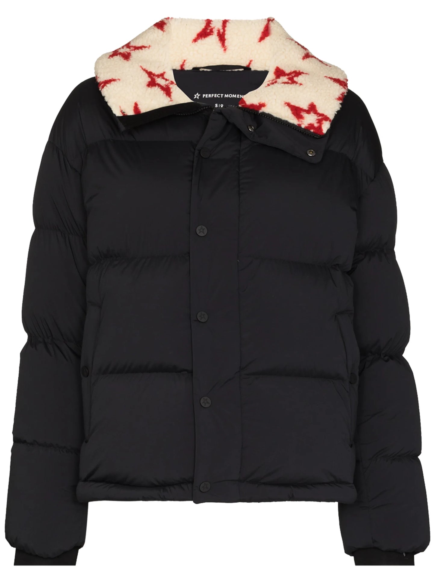 Jojo contrasting-collar ski jacket