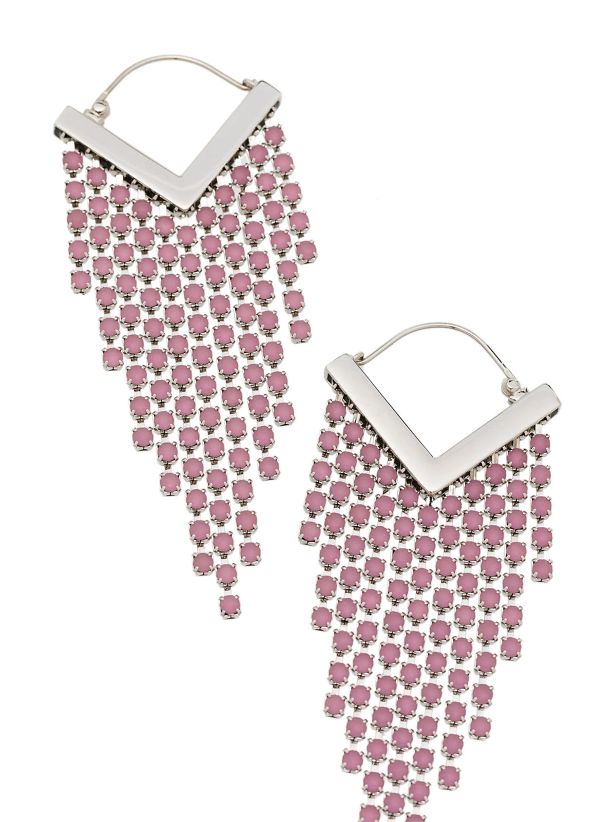 crystal-embellished drop earrings