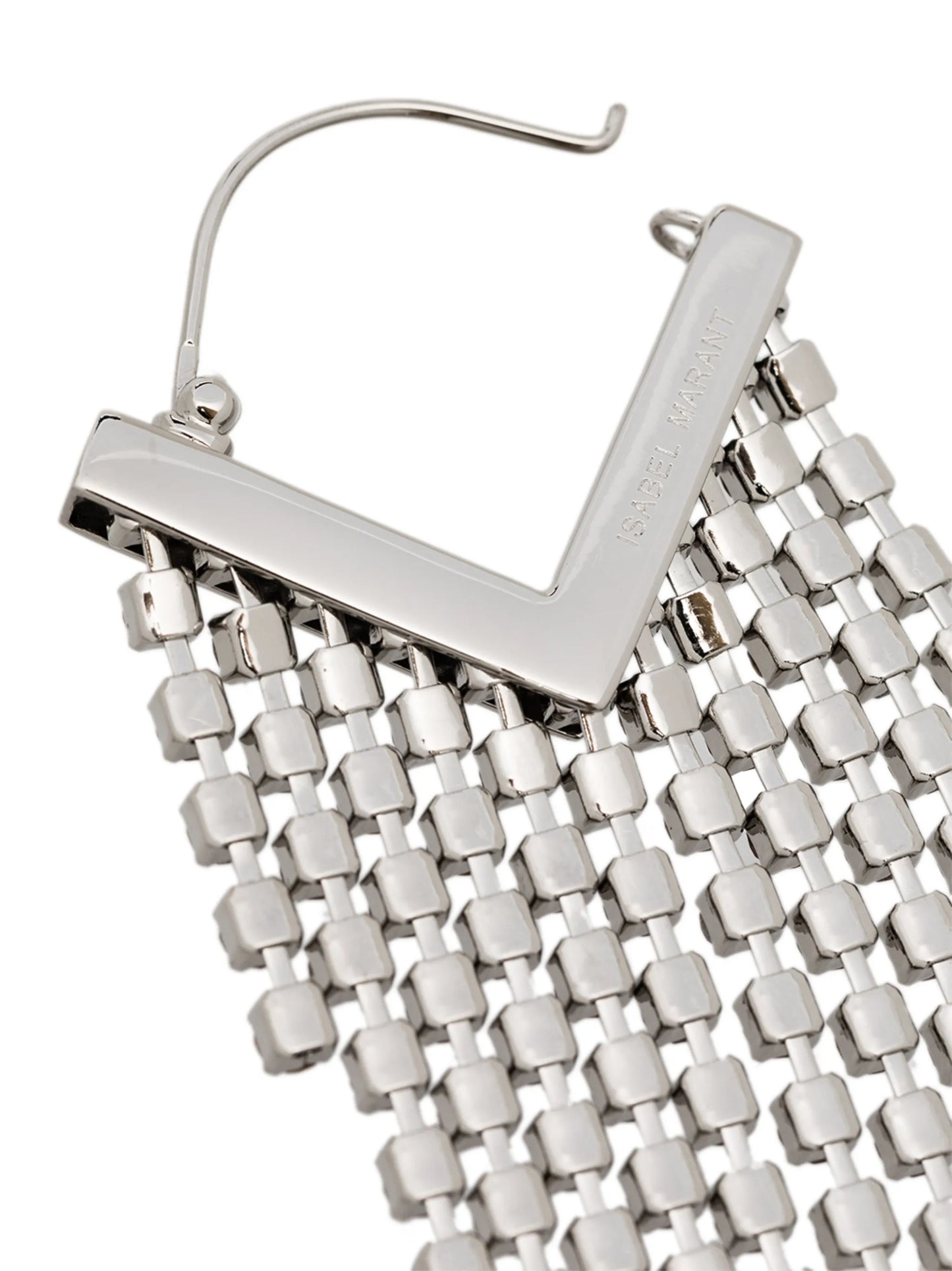 crystal-embellished drop earrings