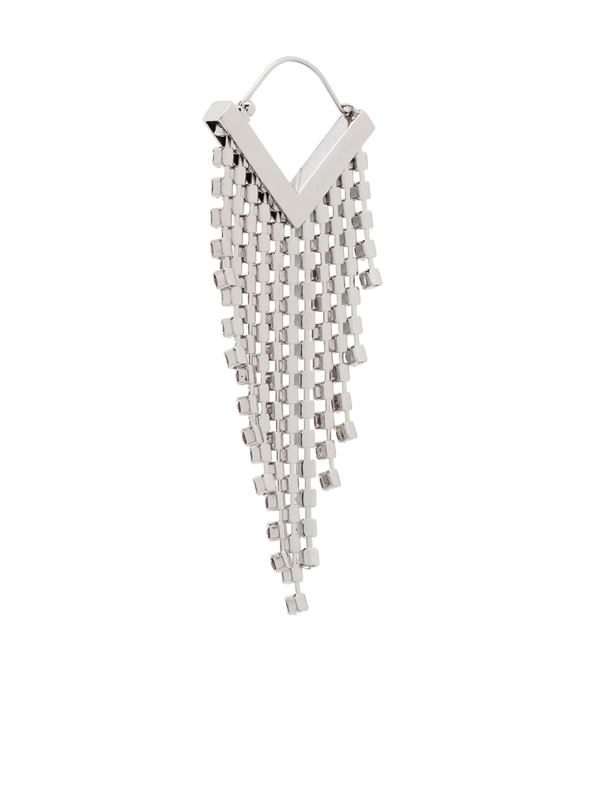 crystal-embellished drop earrings