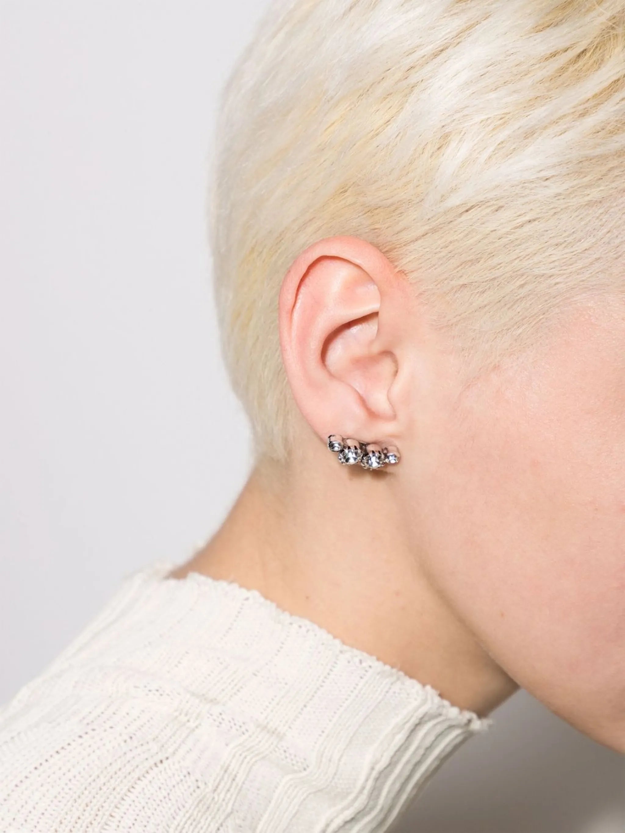 A Wild Shore crystal stud earrings
