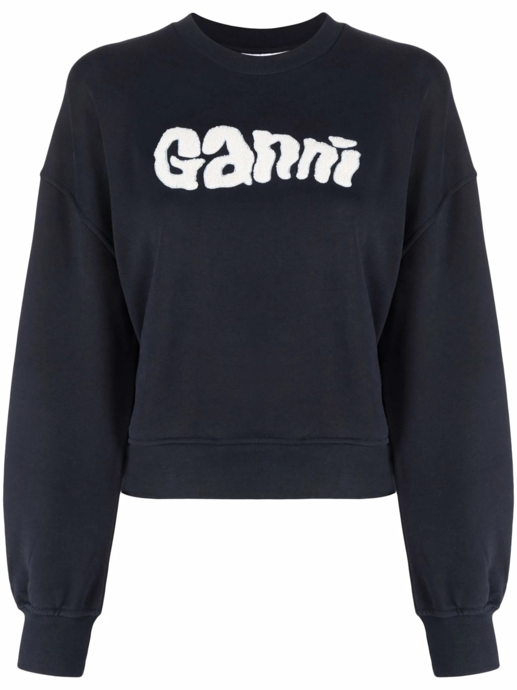 logo-patch long-sleeve sweatshirt