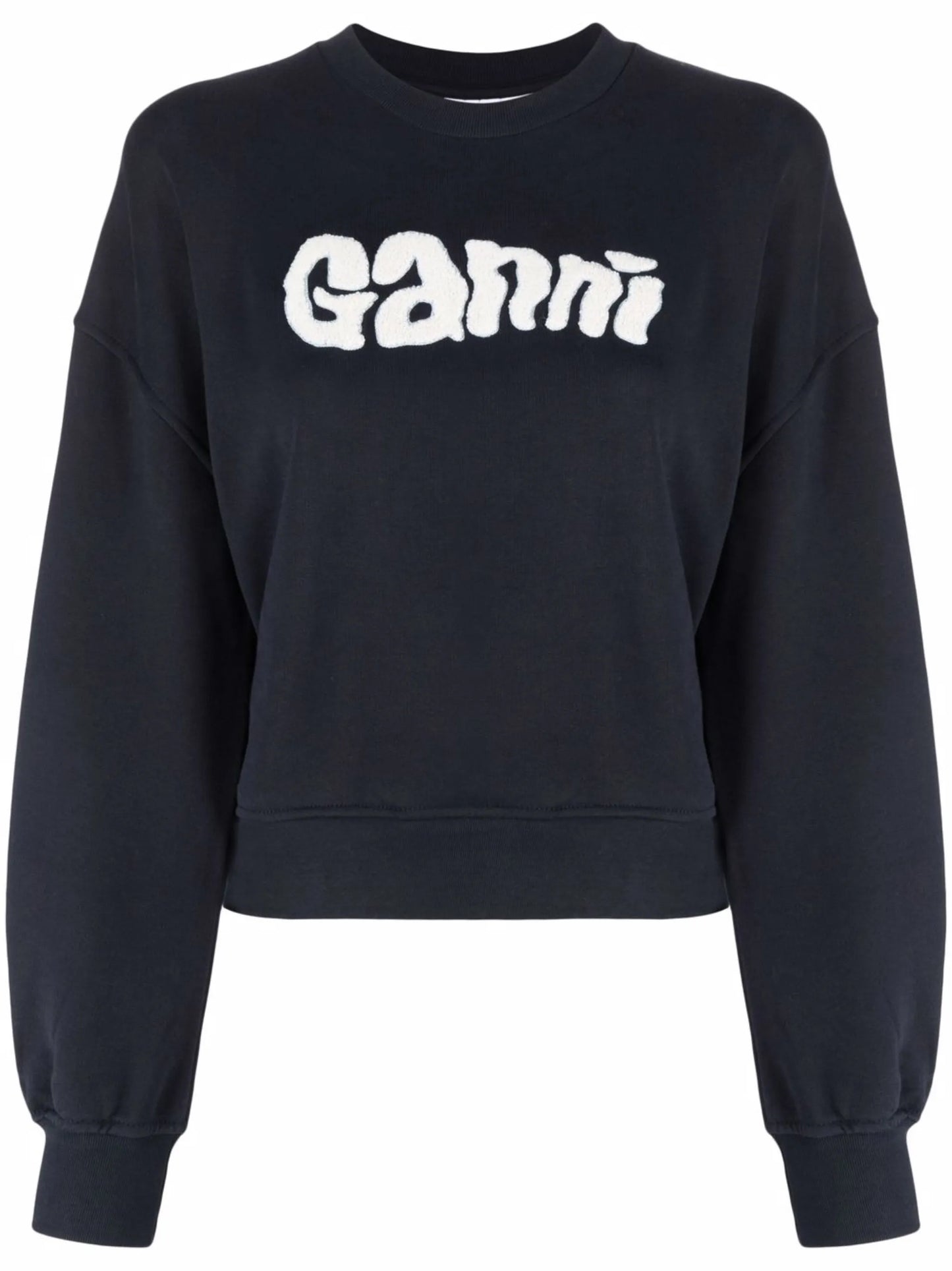 logo-patch long-sleeve sweatshirt