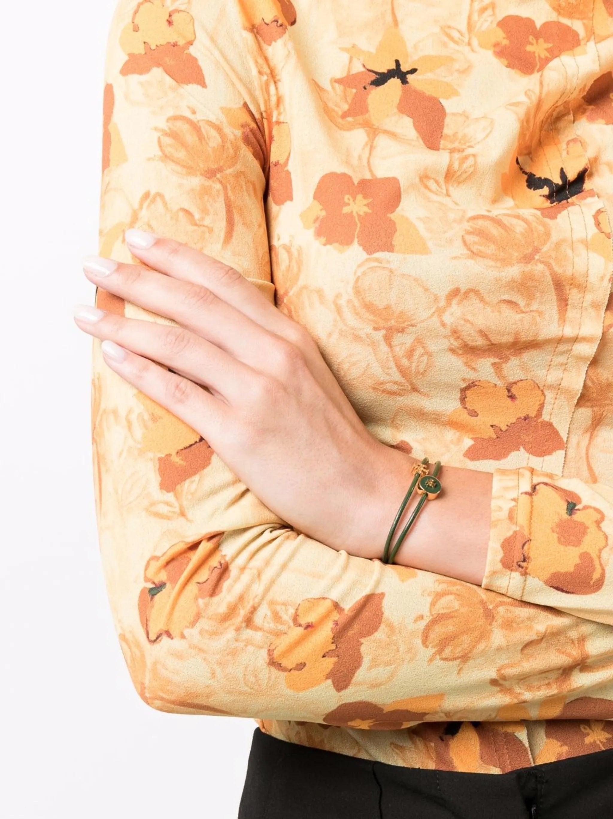 Kira enamel charm bracelet