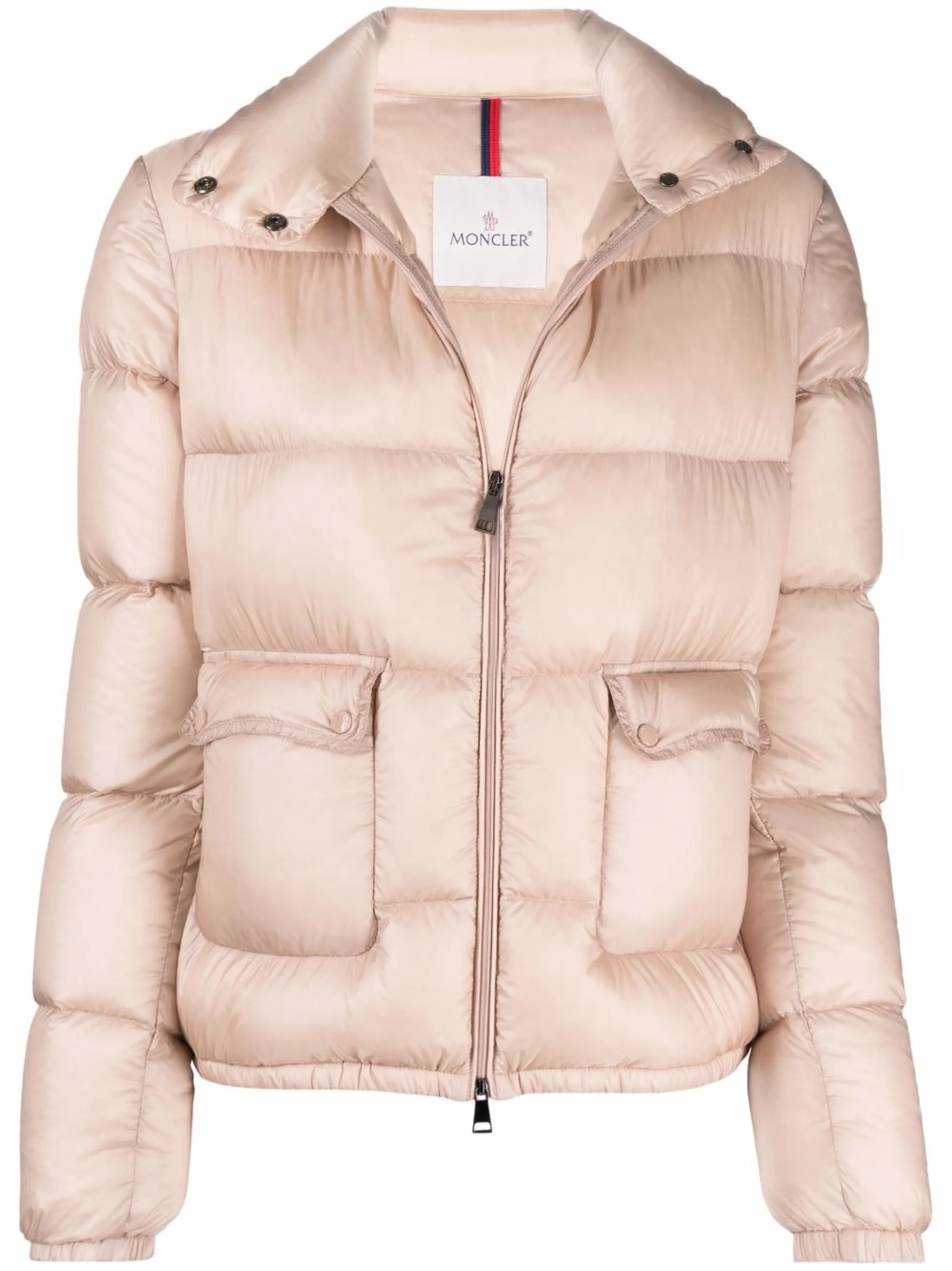logo-patch padded down jacket