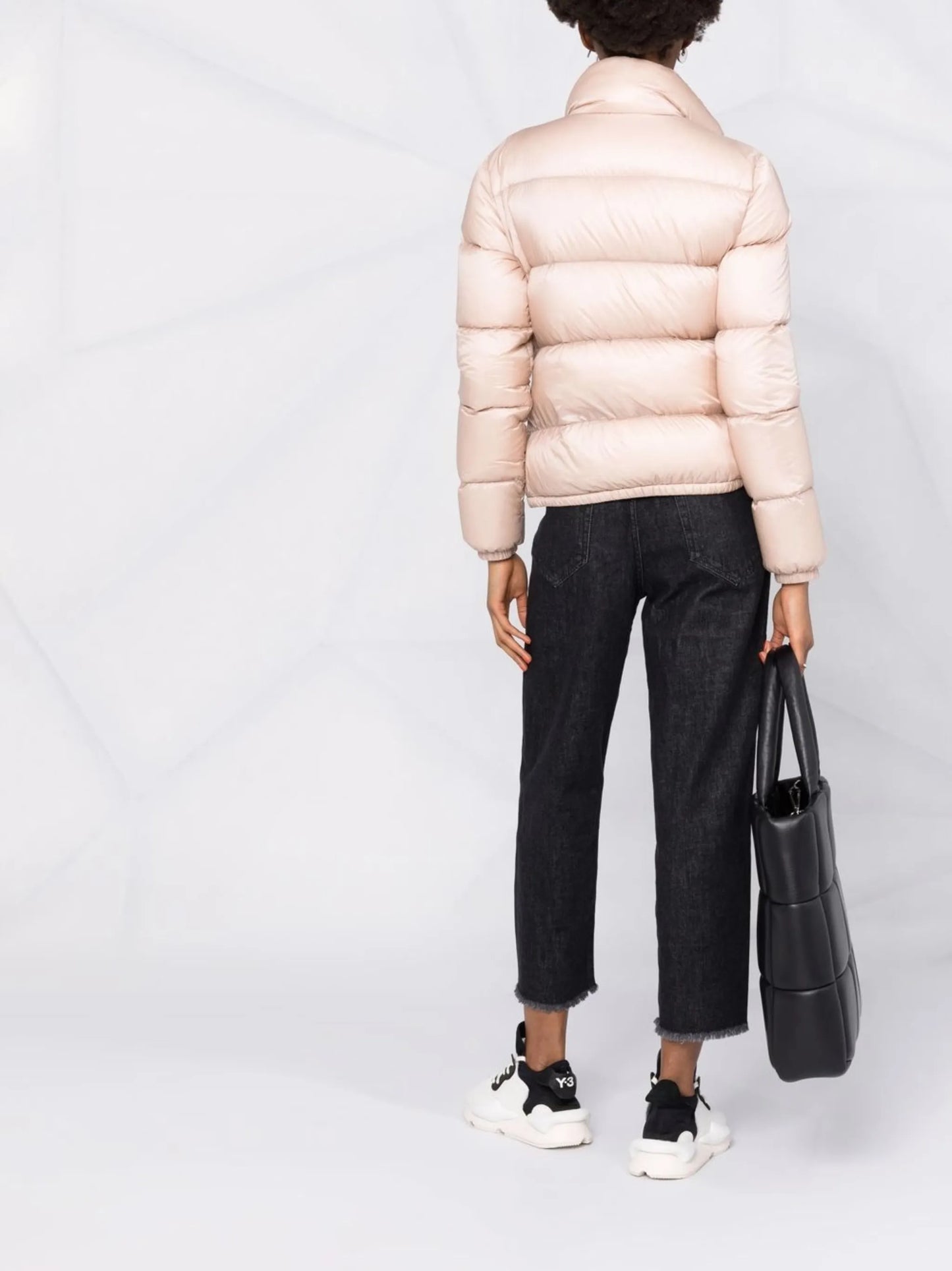 logo-patch padded down jacket