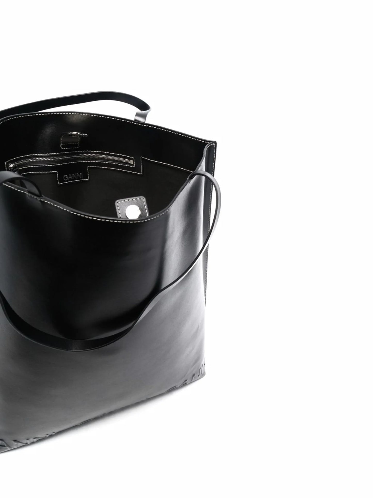 embossed-logo tote bag