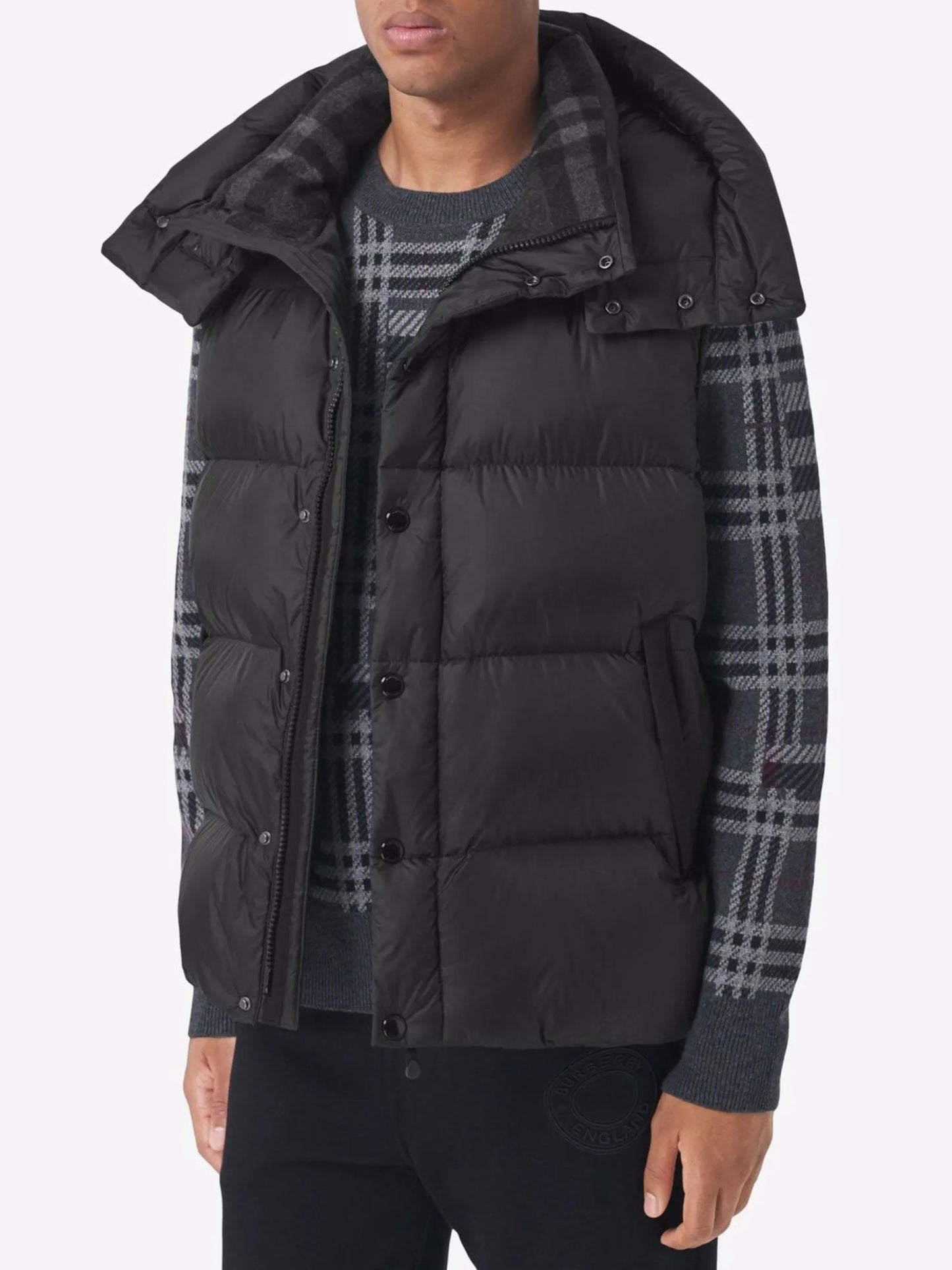 hooded padded jacket