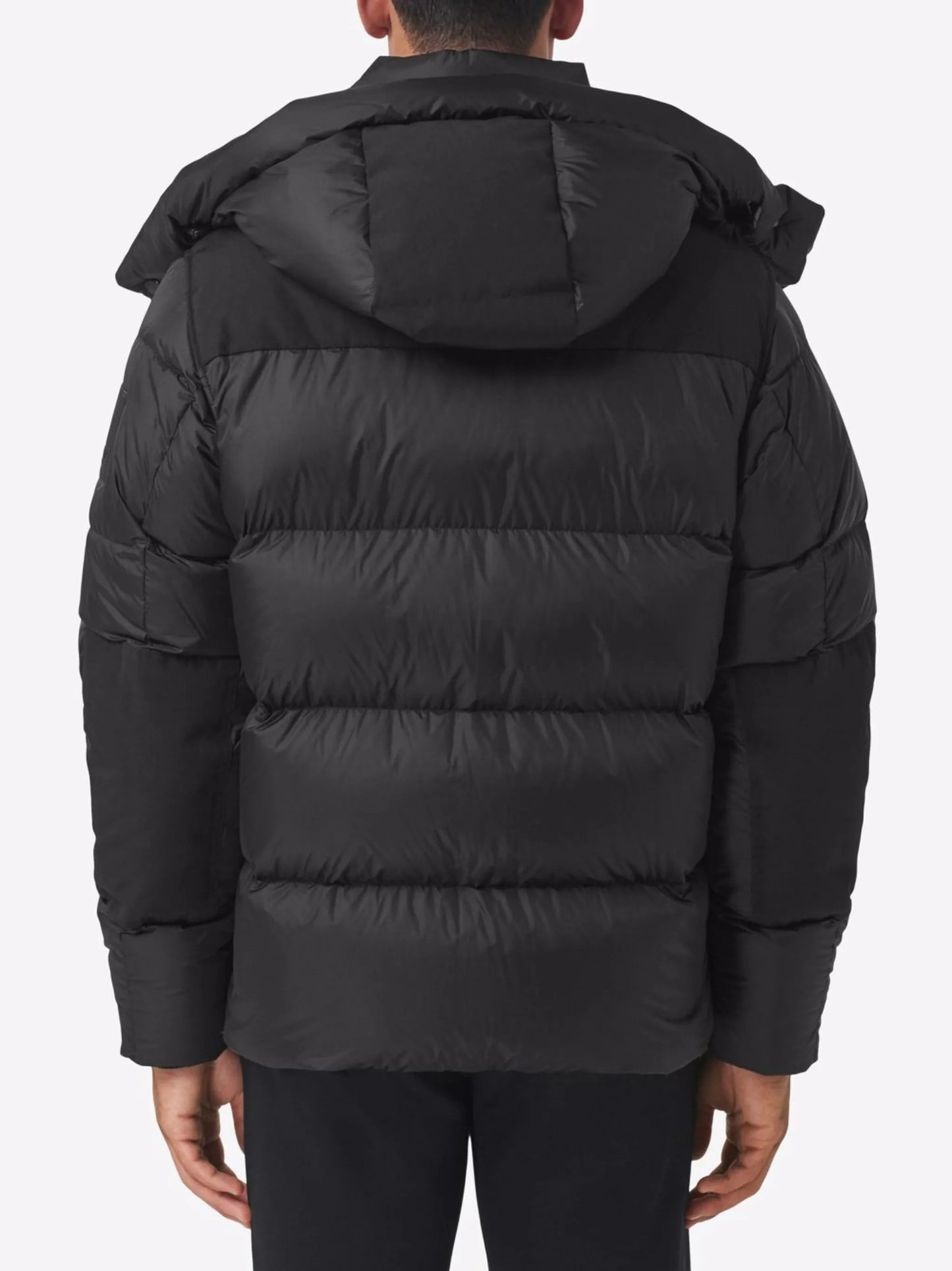 hooded padded jacket