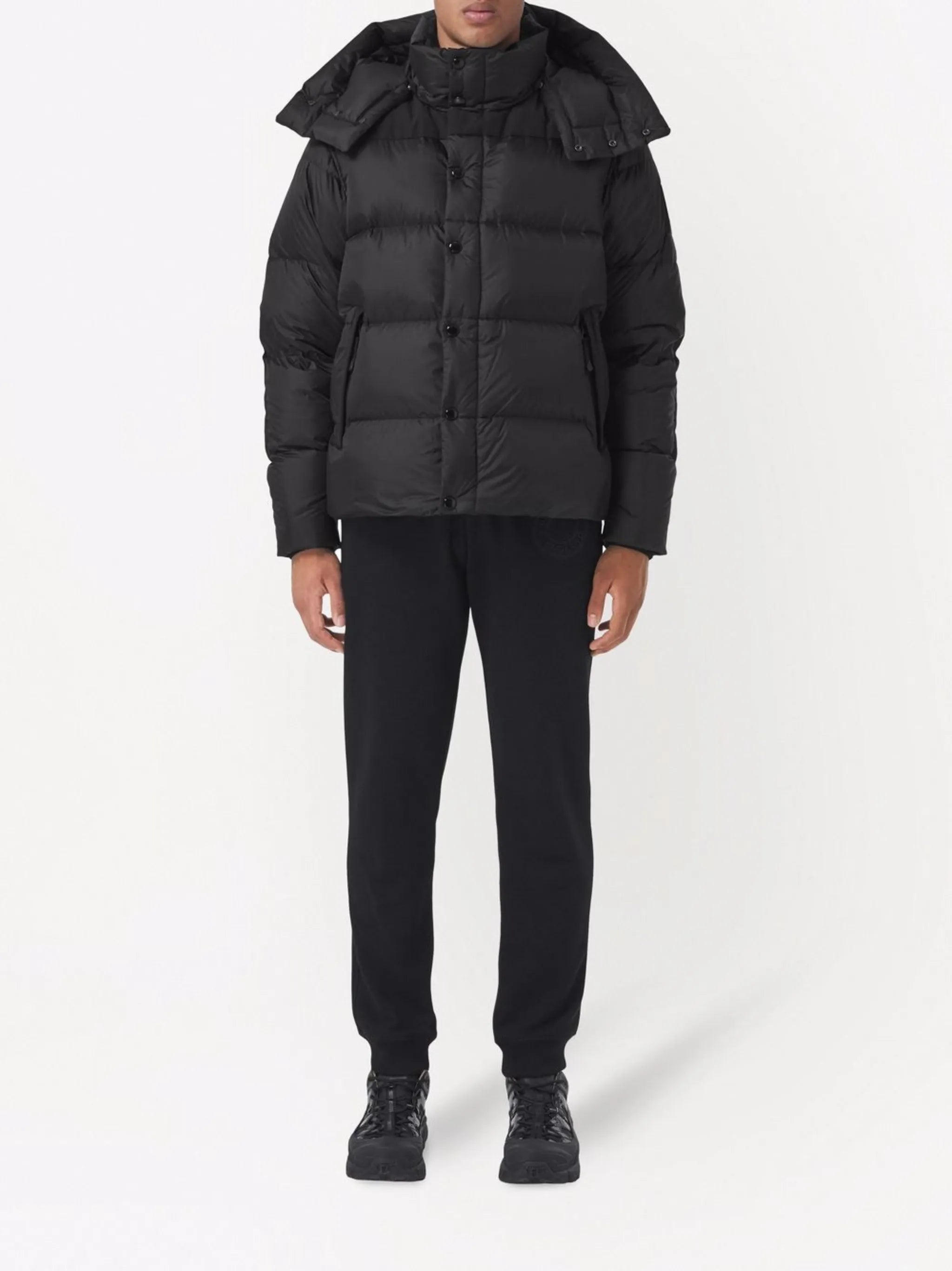hooded padded jacket