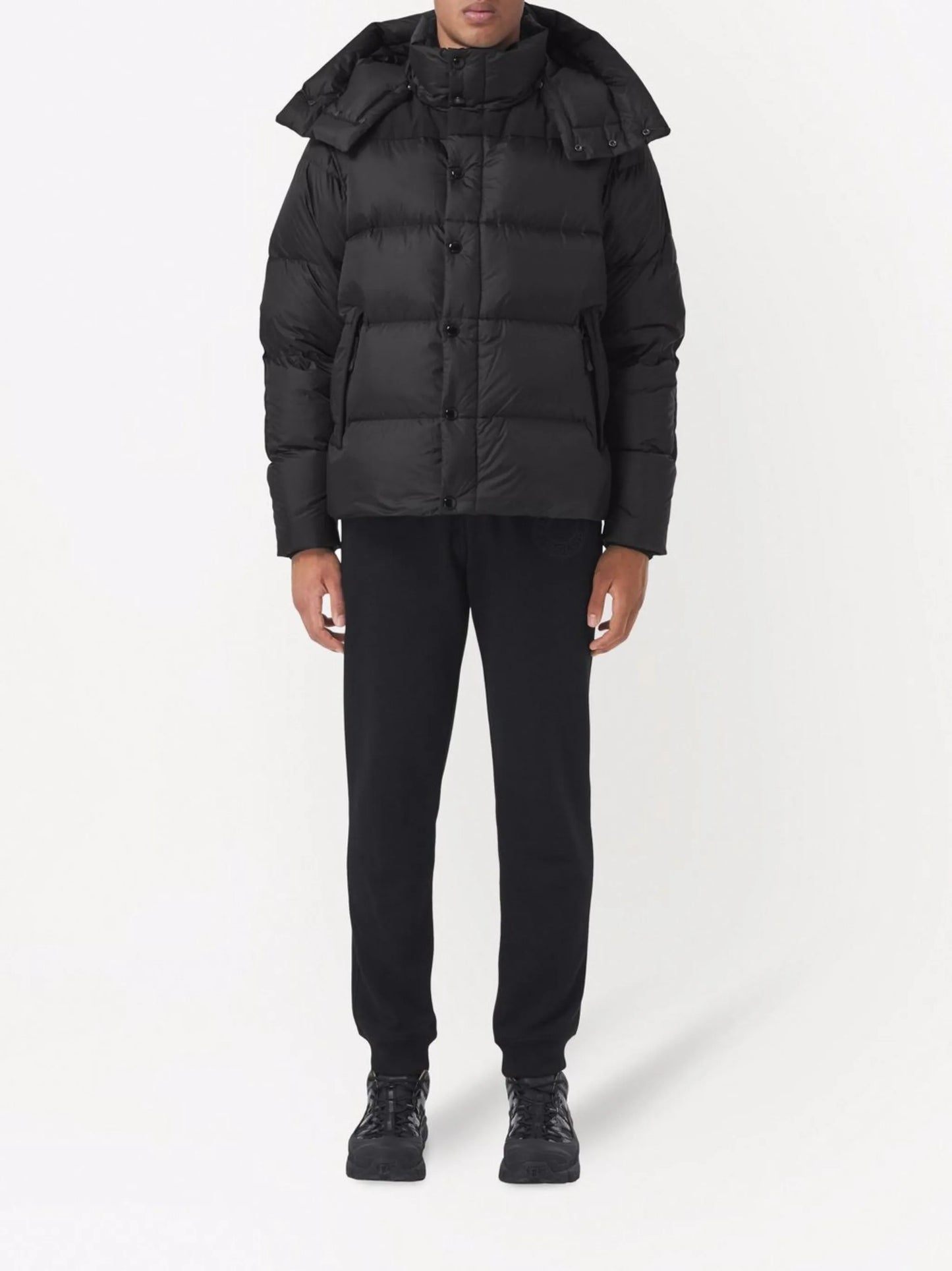 hooded padded jacket