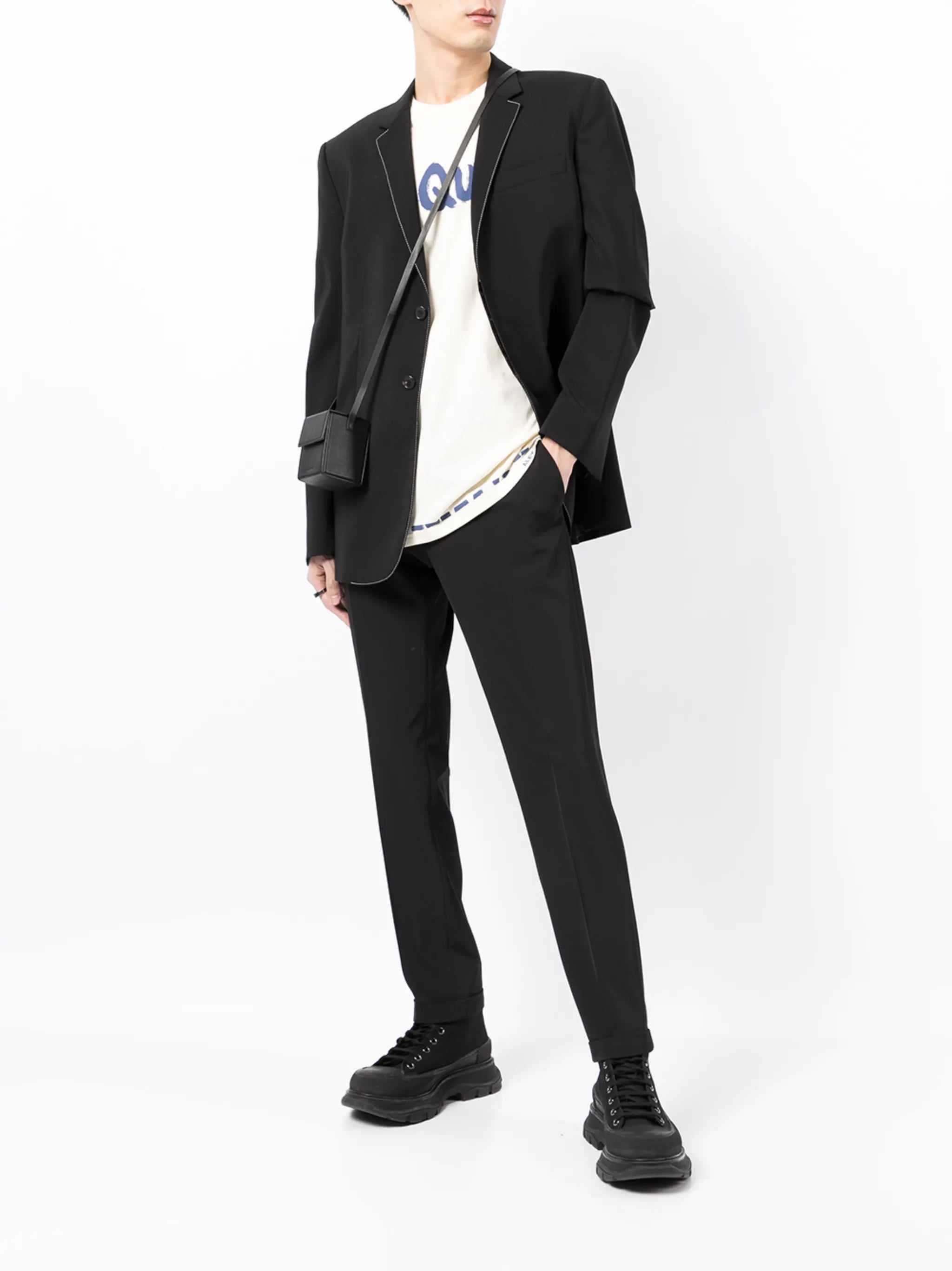 logo-print cotton T-shirt