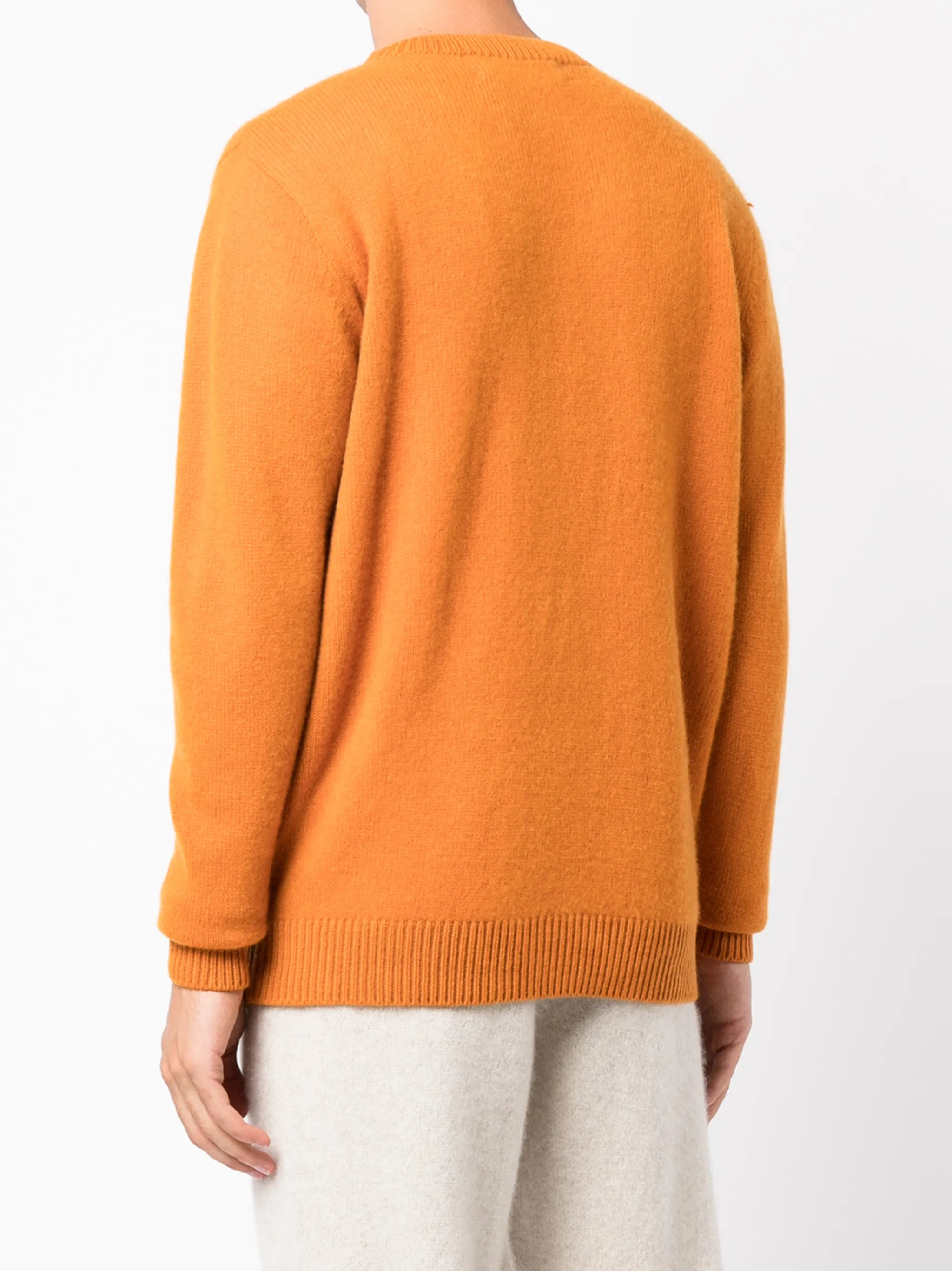 fine knit cashmere crewneck jumper