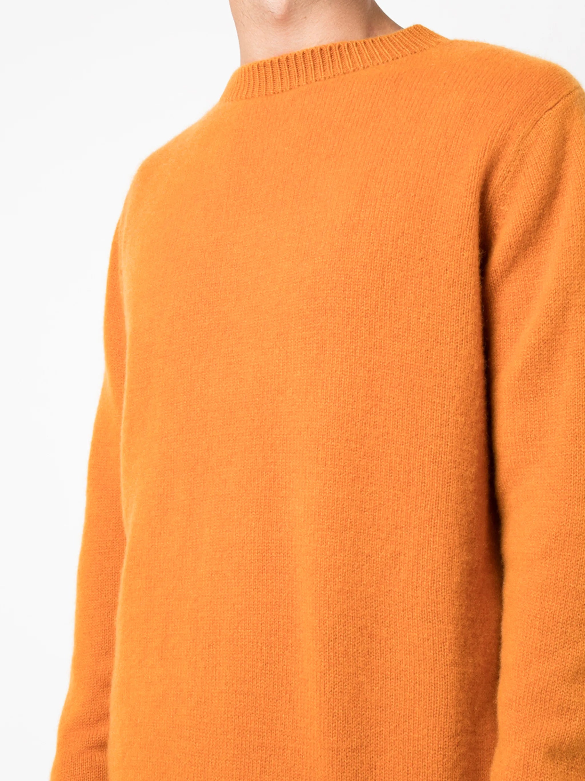 fine knit cashmere crewneck jumper