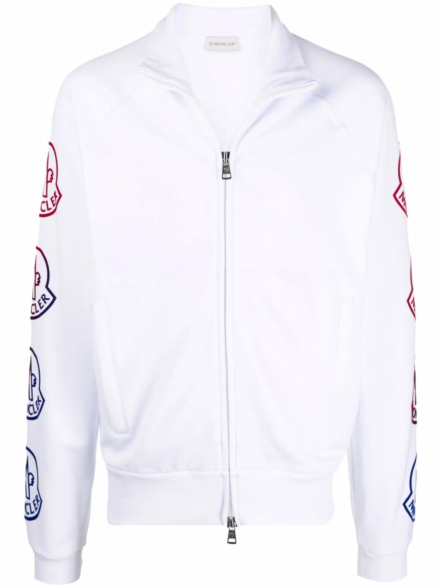logo-print track jacket