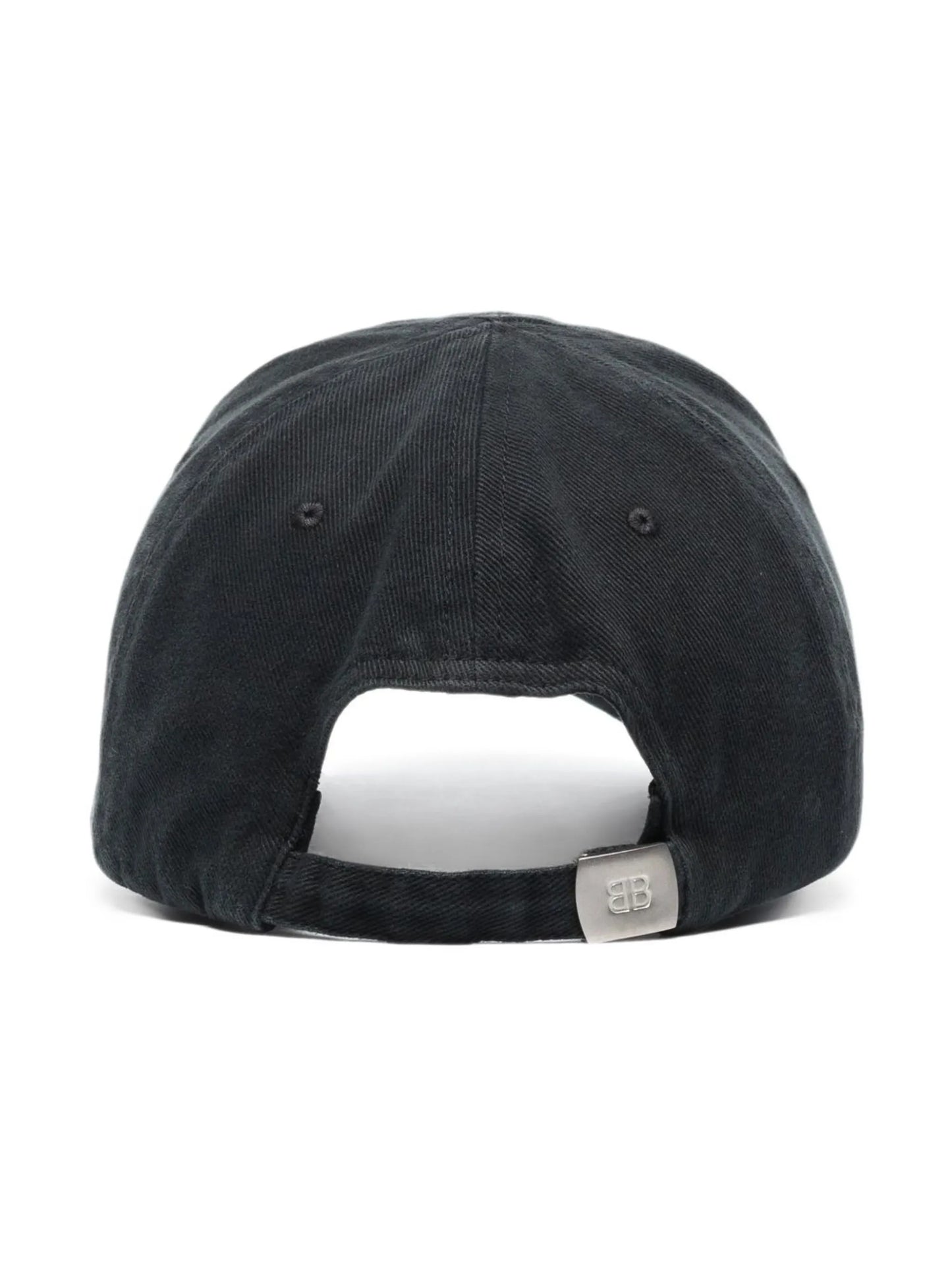 Diagonal embroidered baseball cap