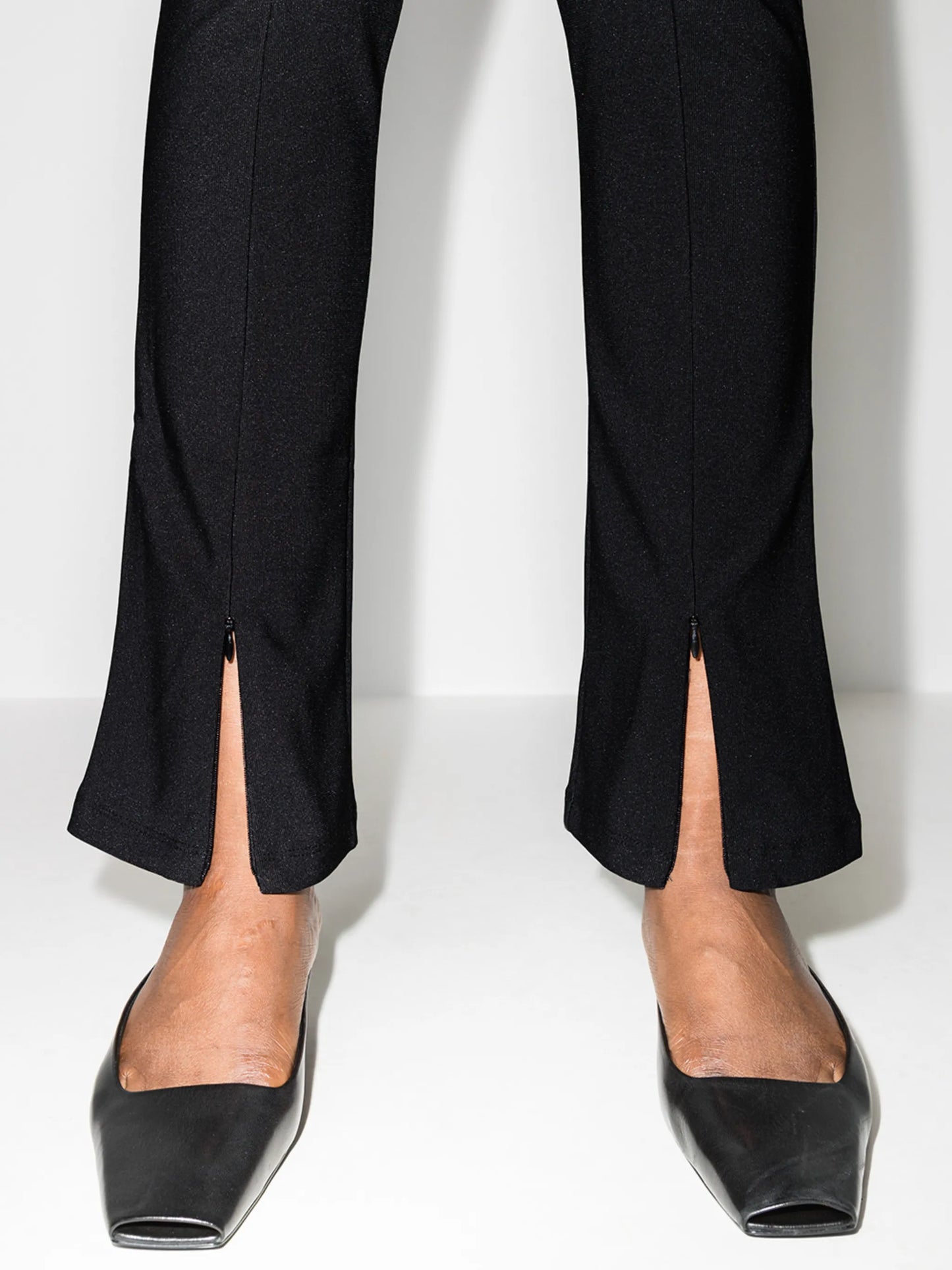 Reya zip-ankle leggings
