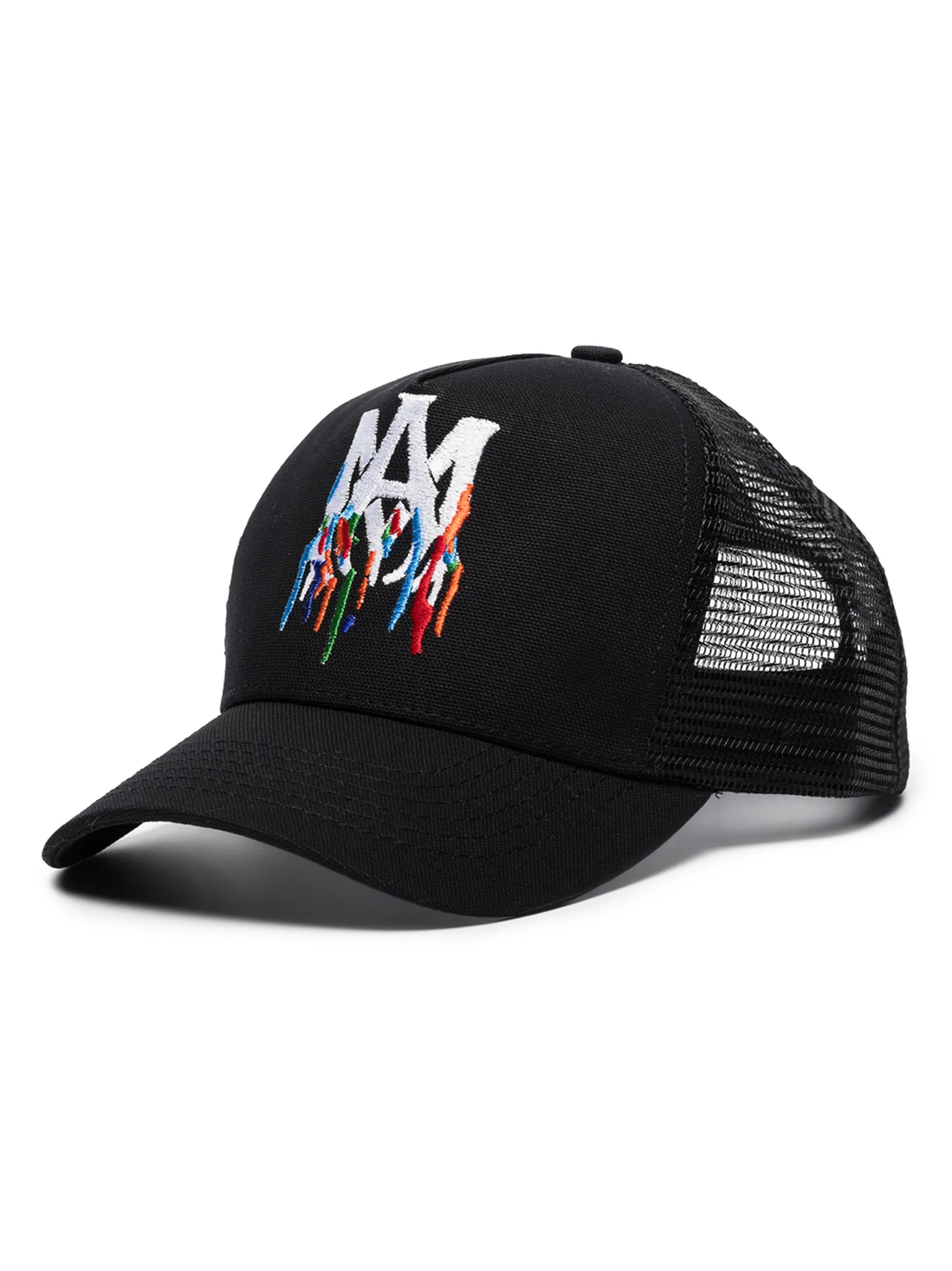 Paint Drip Logo-embroidered cap
