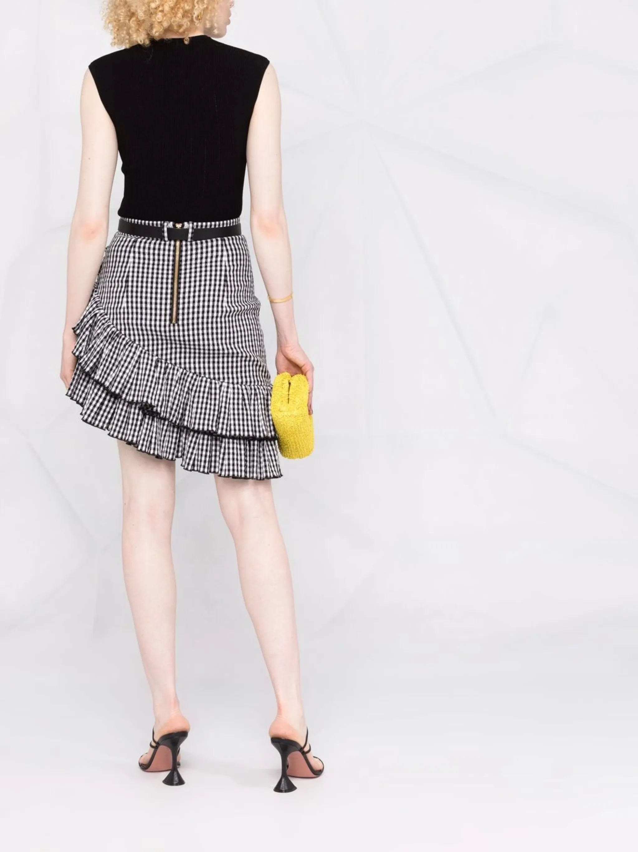 button-embellished knitted top