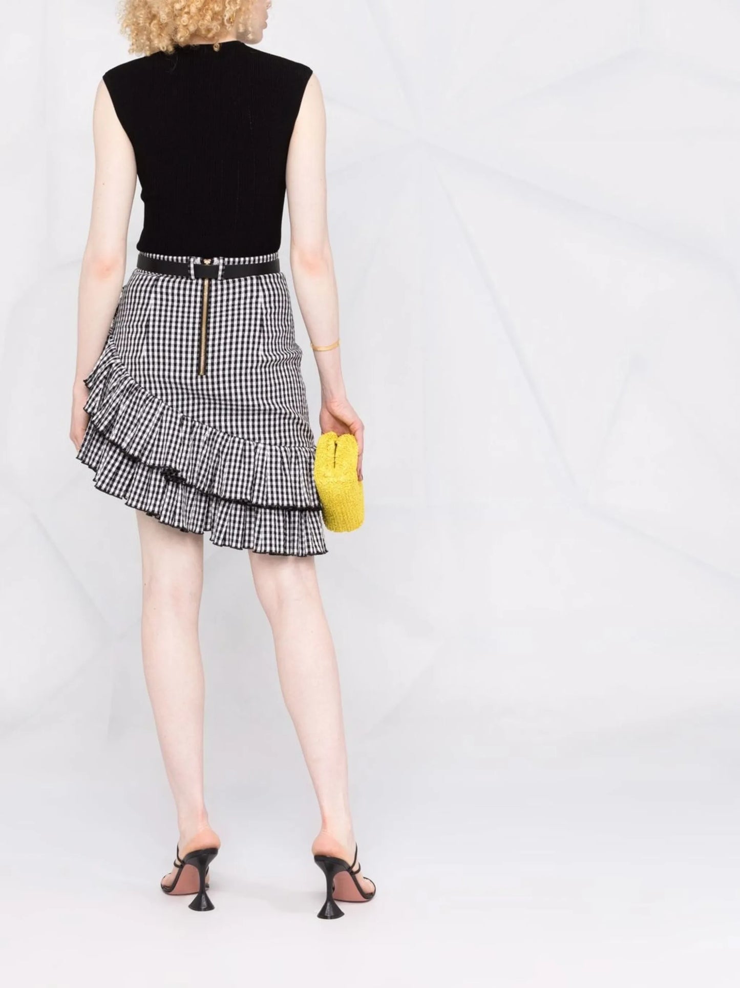 button-embellished knitted top