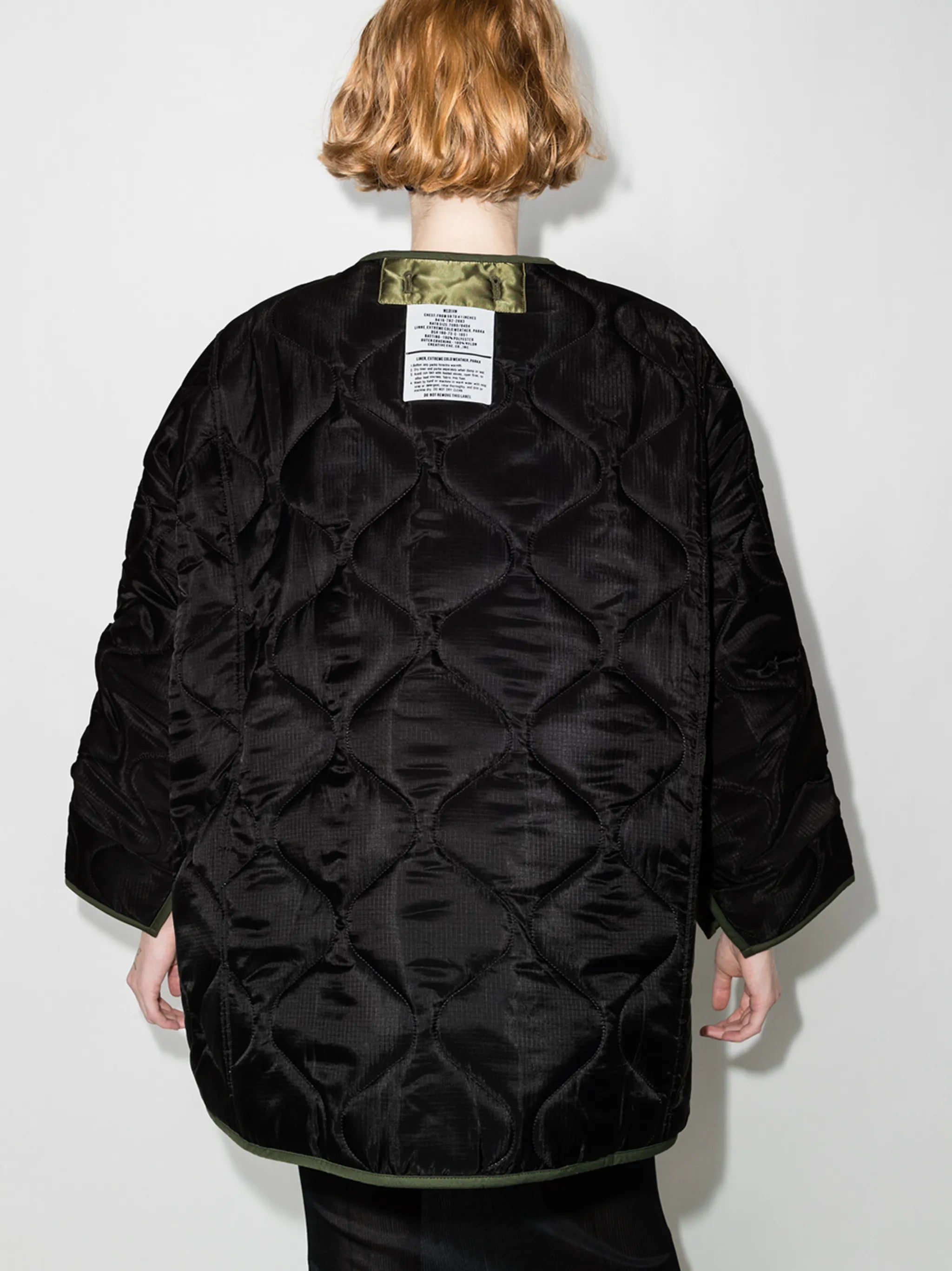 Teddy oversized quilted jacket